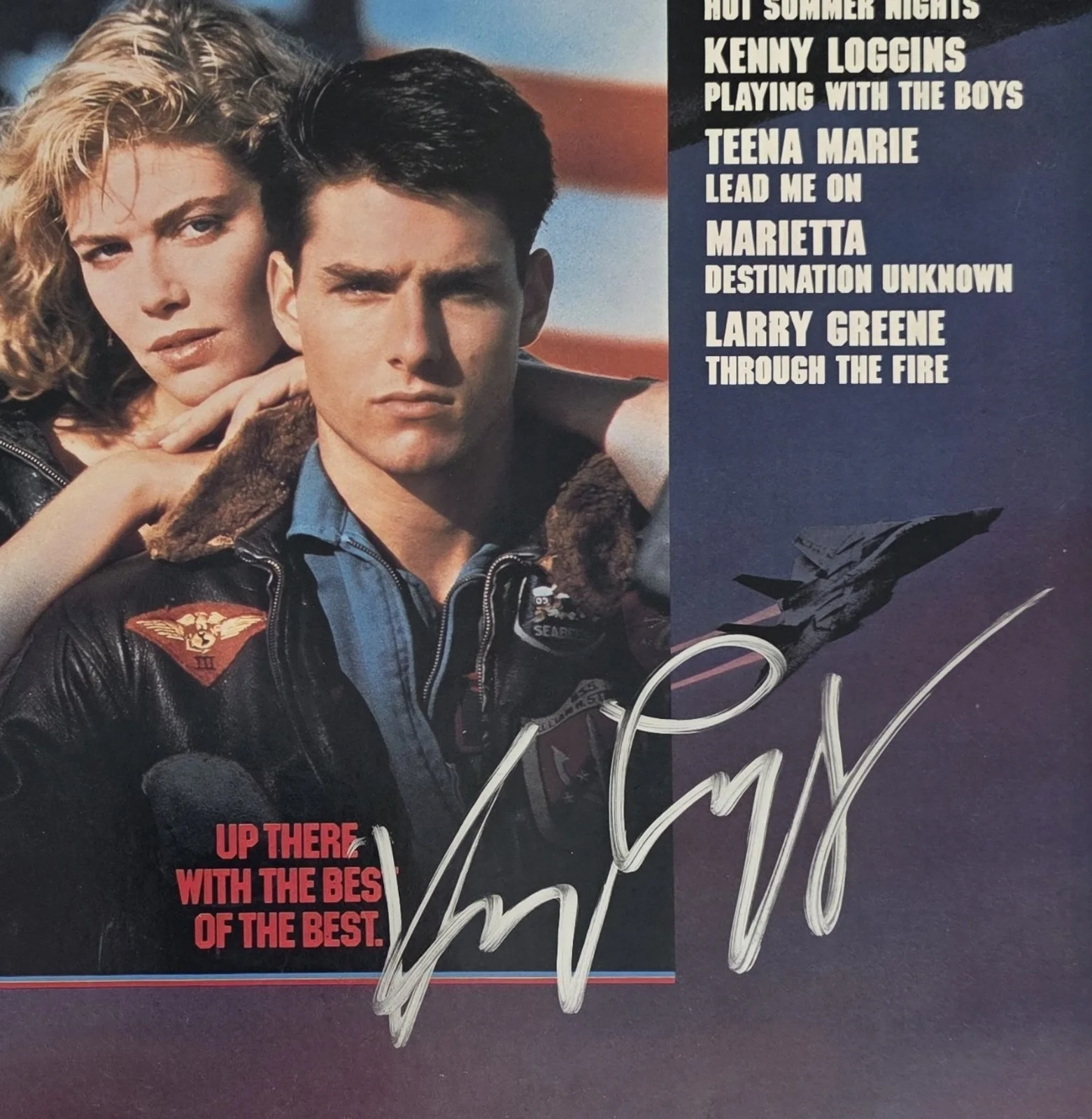 Kenny Loggins Signed Top Gun Album COA Exact Proof Autographed Vinyl Record, изображение 3