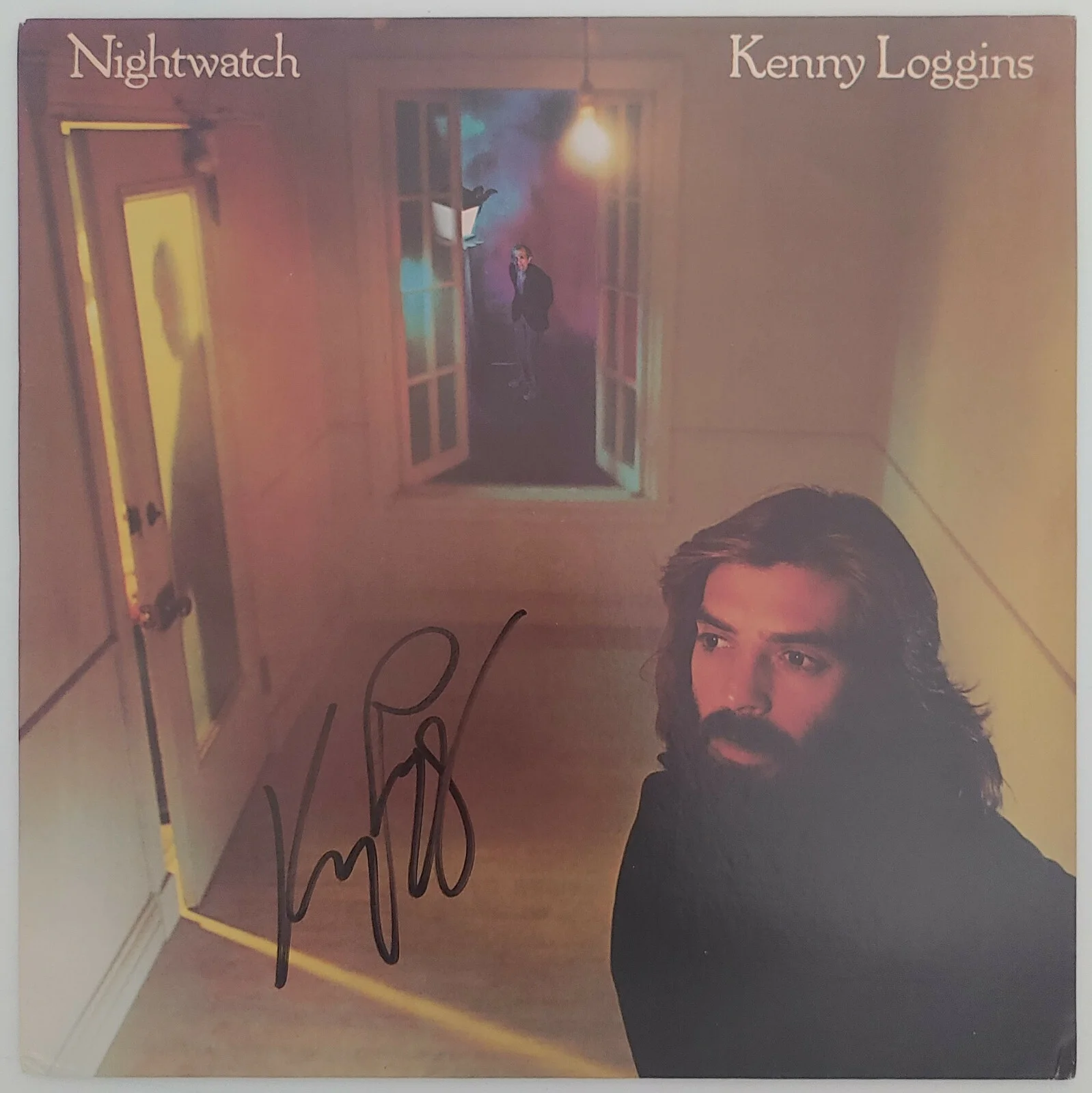 Kenny Loggins signed autographed Nightwatch album vinyl record proof Beckett COA, изображение 2