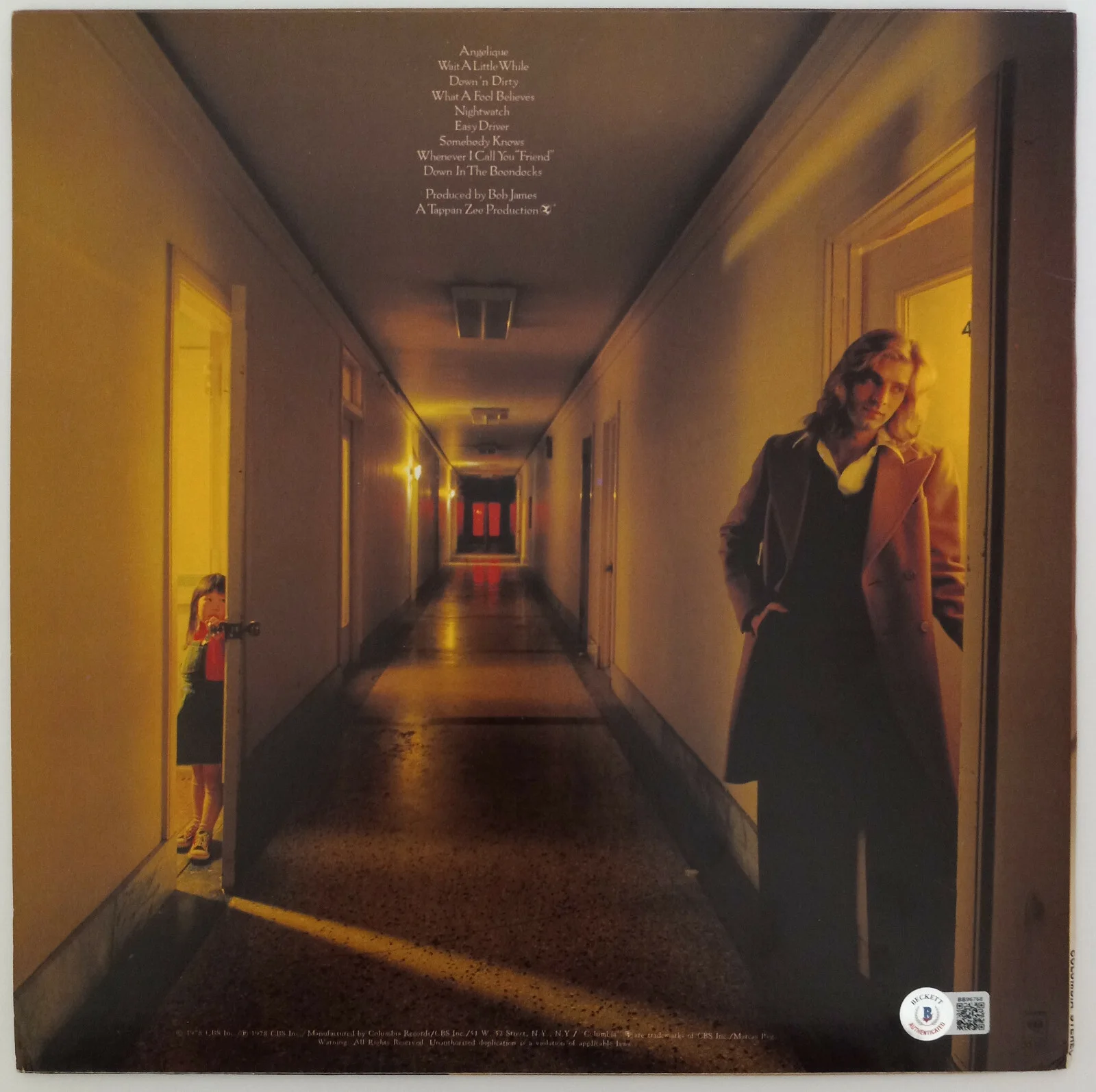 Kenny Loggins signed autographed Nightwatch album vinyl record proof Beckett COA, изображение 3