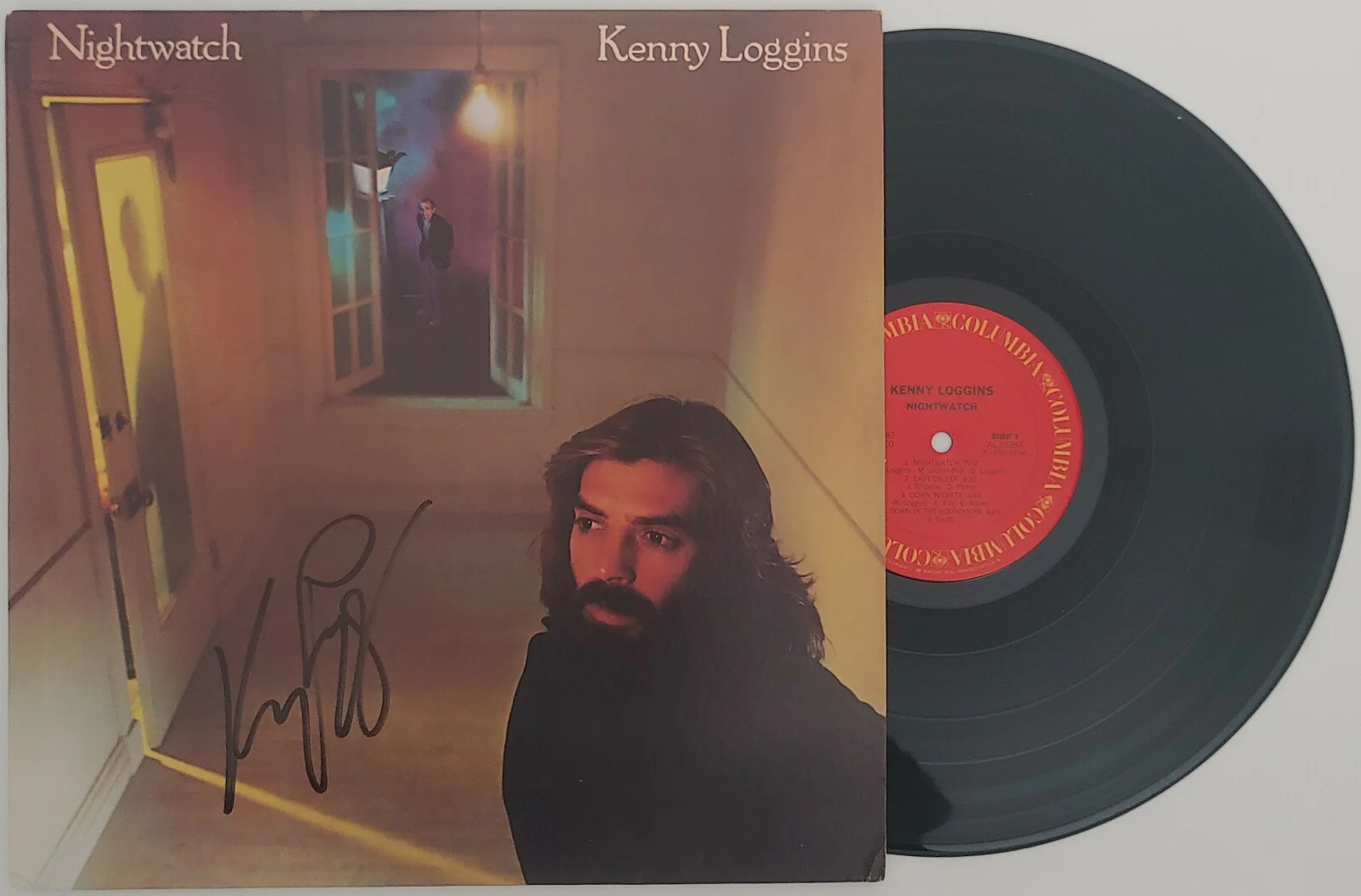 Kenny Loggins signed autographed Nightwatch album vinyl record proof Beckett COA, изображение 4