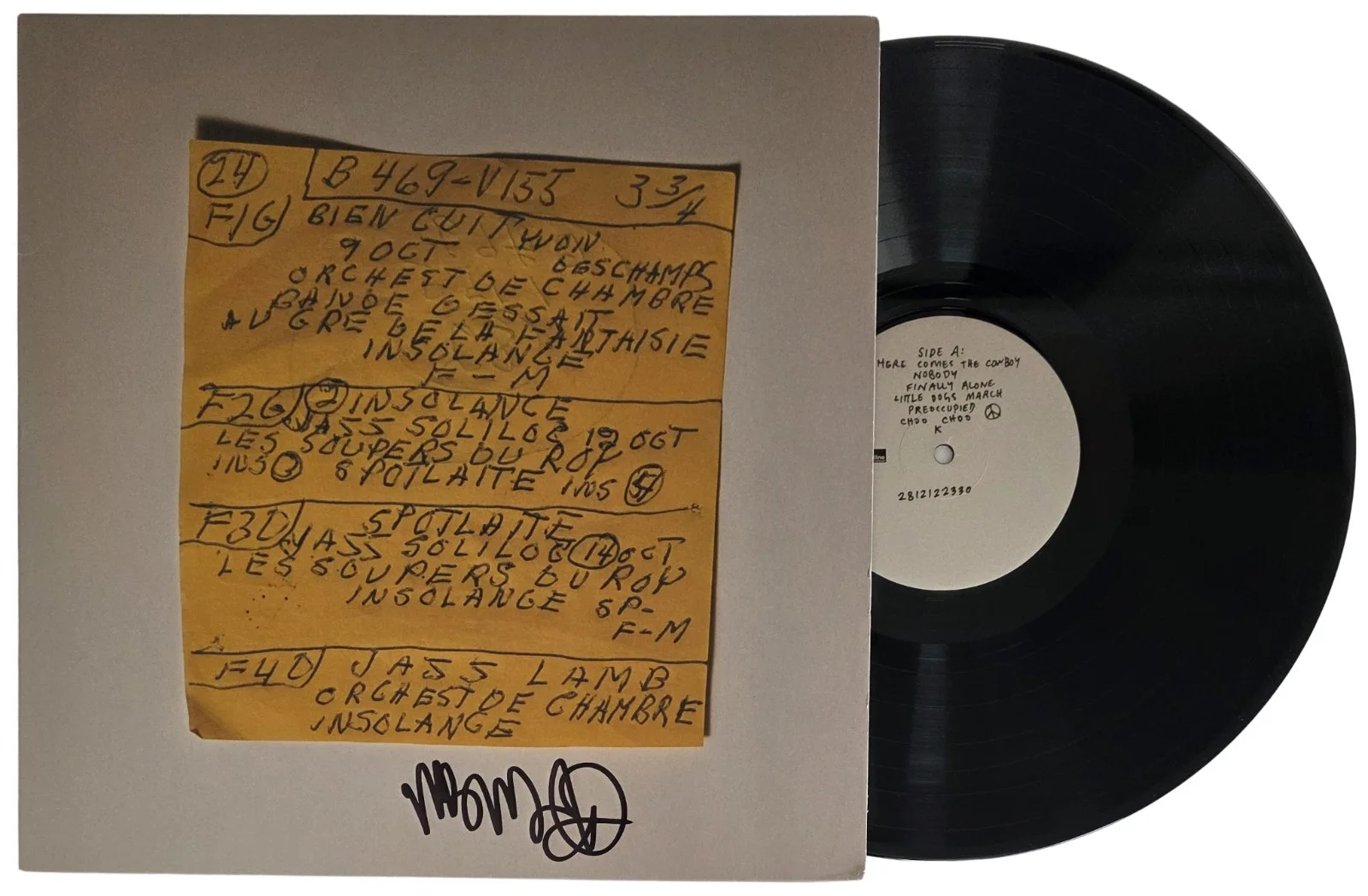 Mac DeMarco Signed Other Here Comes The Cowboy Album COA Proof Autographed Vinyl, image 2