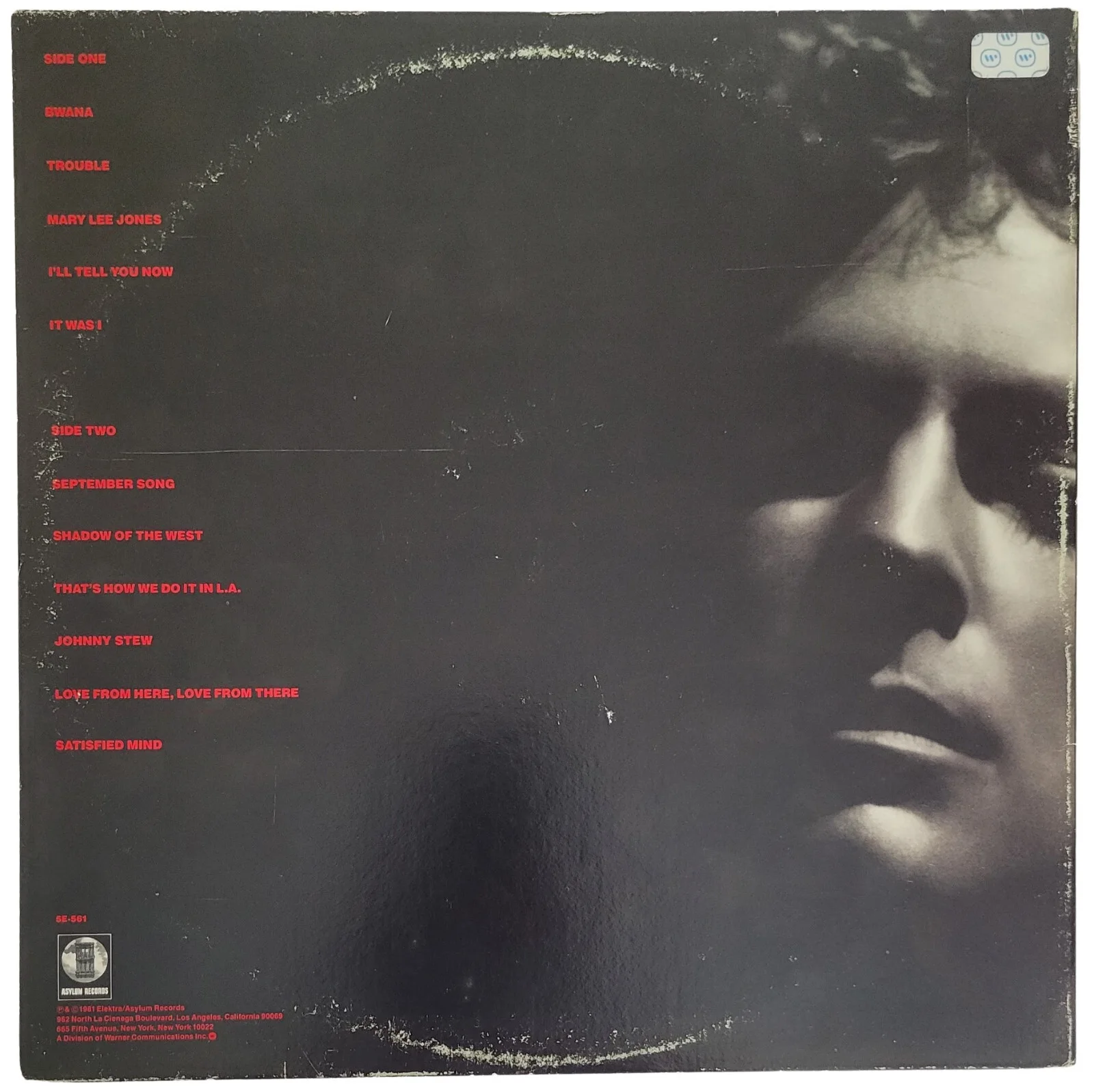 Lindsey Buckingham Signed Law and Order Album COA Proof Autographed Vinyl Record, image 5