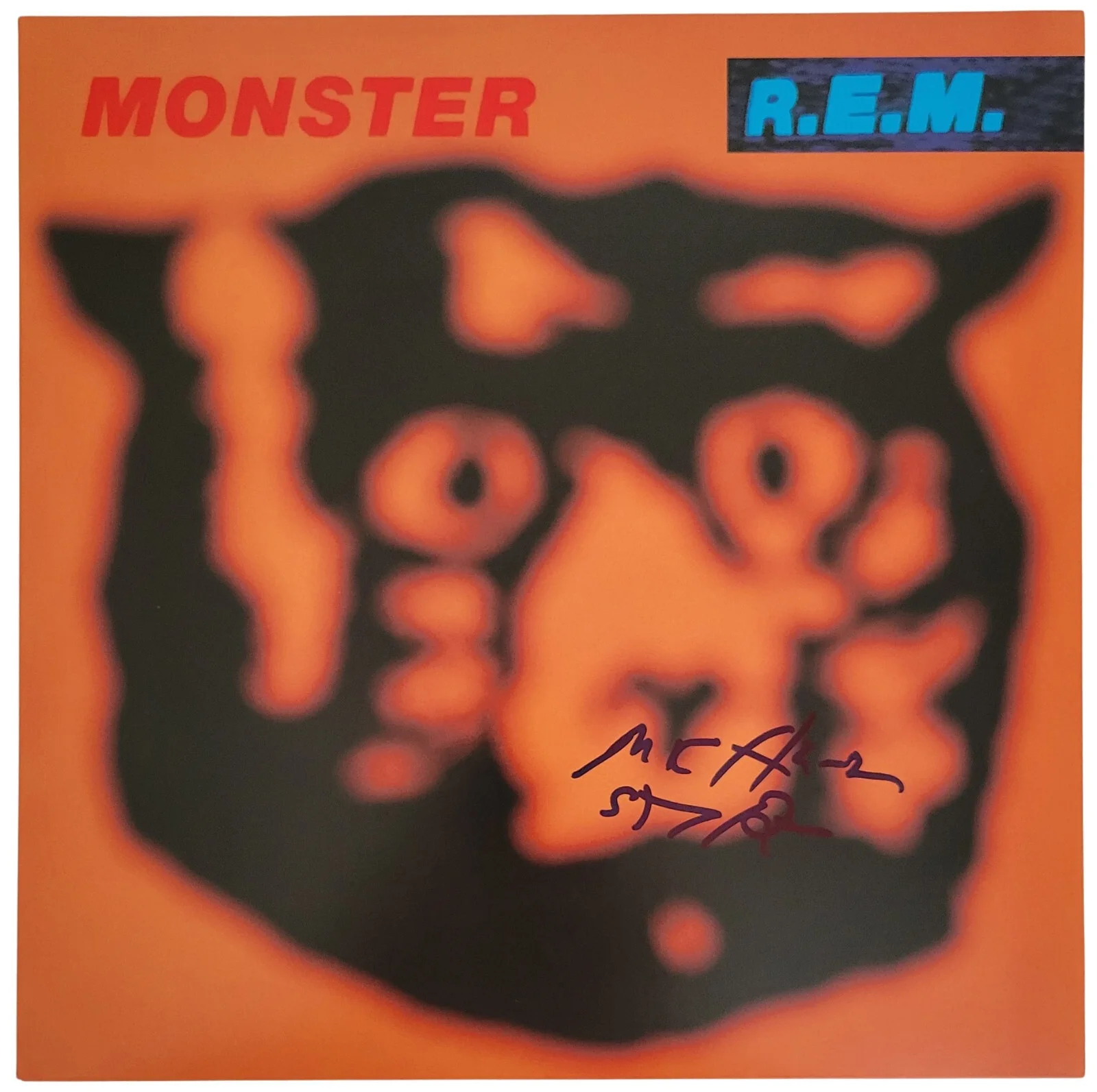 Michael Stipe Signed R.E.M. Monster Album COA Proof Autographed Vinyl Record, image 3
