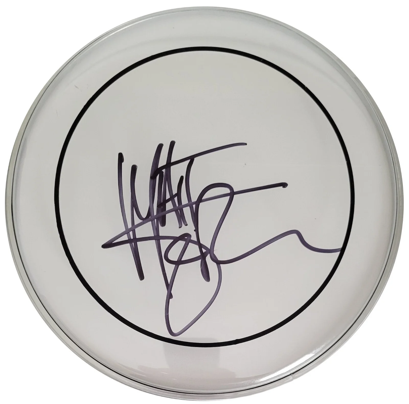 Matt Sorum Signed Drumhead Proof Guns N Roses Drummer Autograph Velvet Revolver, image 2
