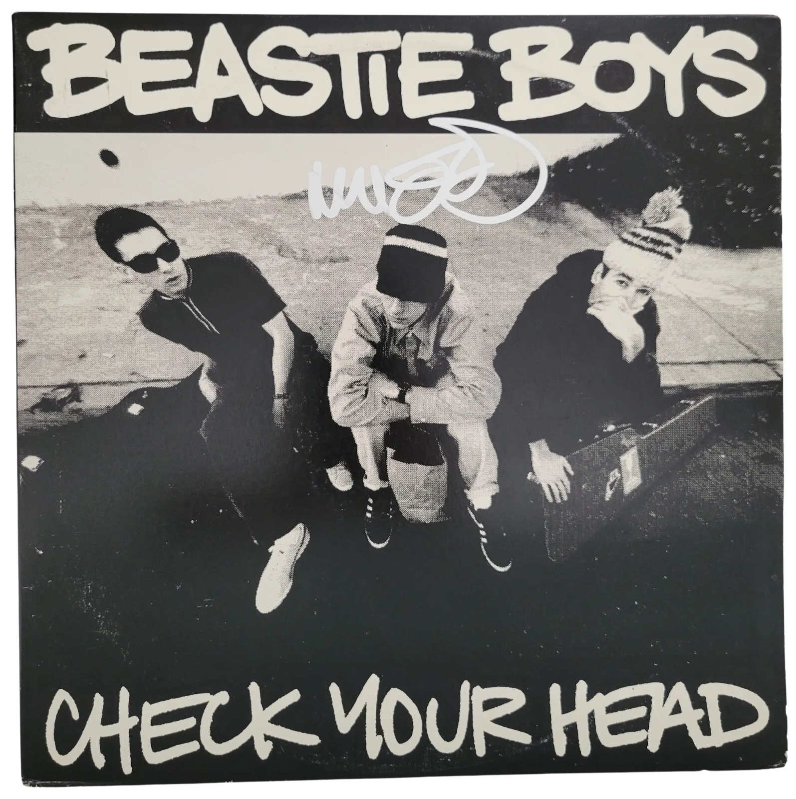 Mike Diamond signed Beastie Boys Check Your Head album vinyl Proof Beckett COA, image 3