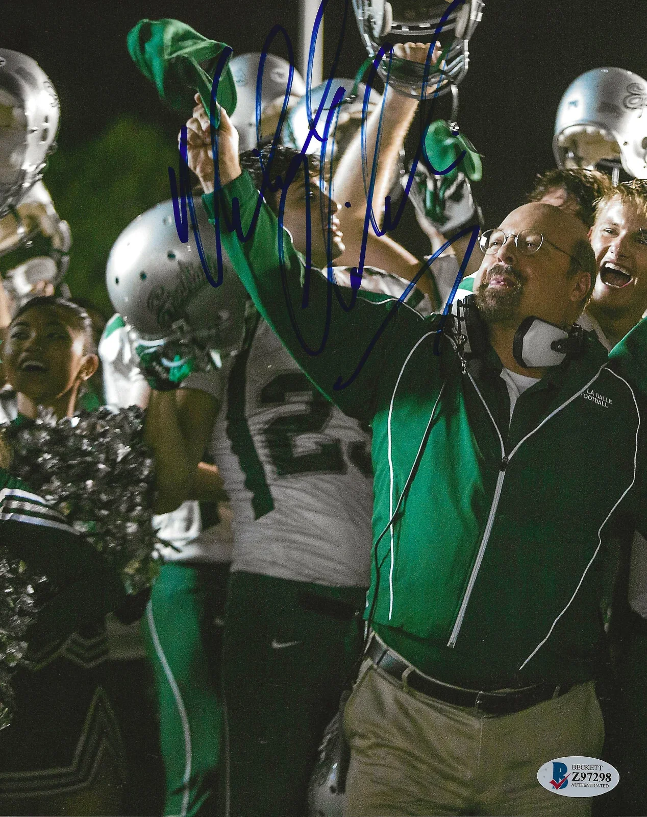 Michael Chiklis — Michael Chiklis signed De La Salle 8x10 photo Beckett COA Proof autographed, изображение 2