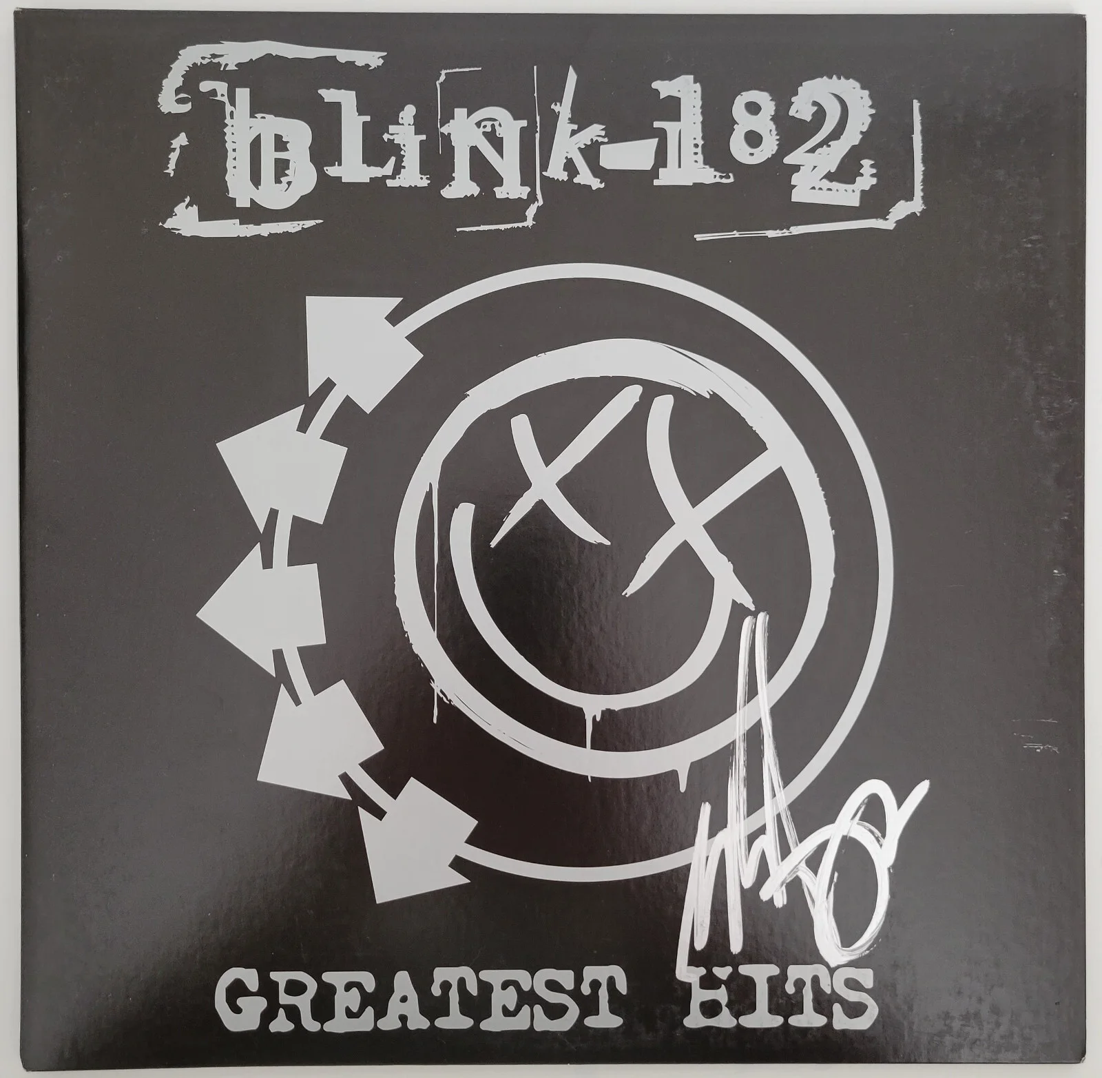 Mark Hoppus signed Blink 182 Greatest Hits album autographed vinyl COA proof, изображение 3