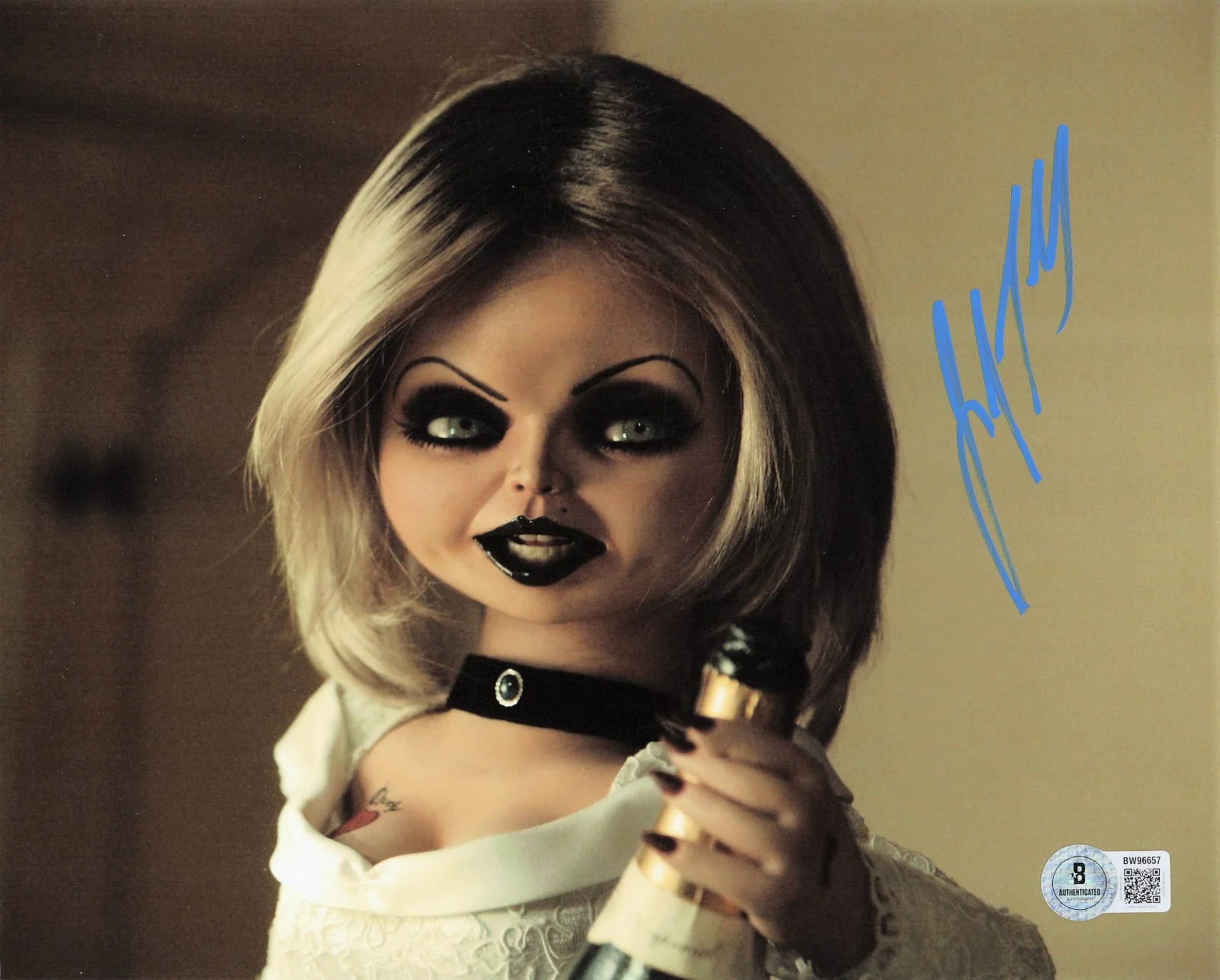 Jennifer Tilly — Jennifer Tilly Signed Autograph Bride Of Chucky 8x10 Photo Beckett BAS Tiffany