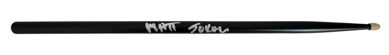 Matt Sorum Signed Drumstick Proof Guns N Roses Drummer Autograph Velvet Revolver, image 2