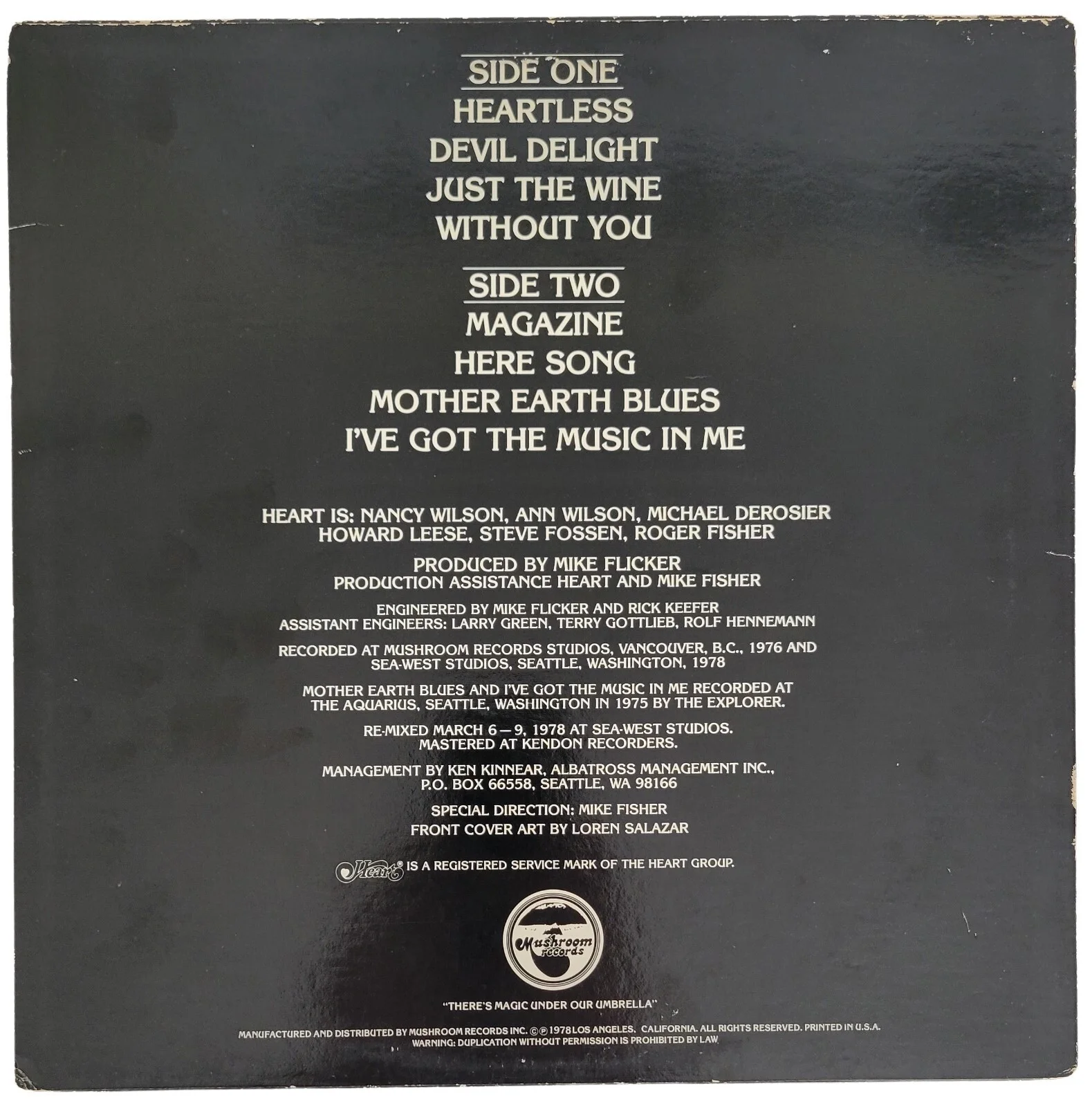 Nancy Wilson & Ann Wilson Signed Heart Magazine Album Proof COA Autograph Vinyl, изображение 4