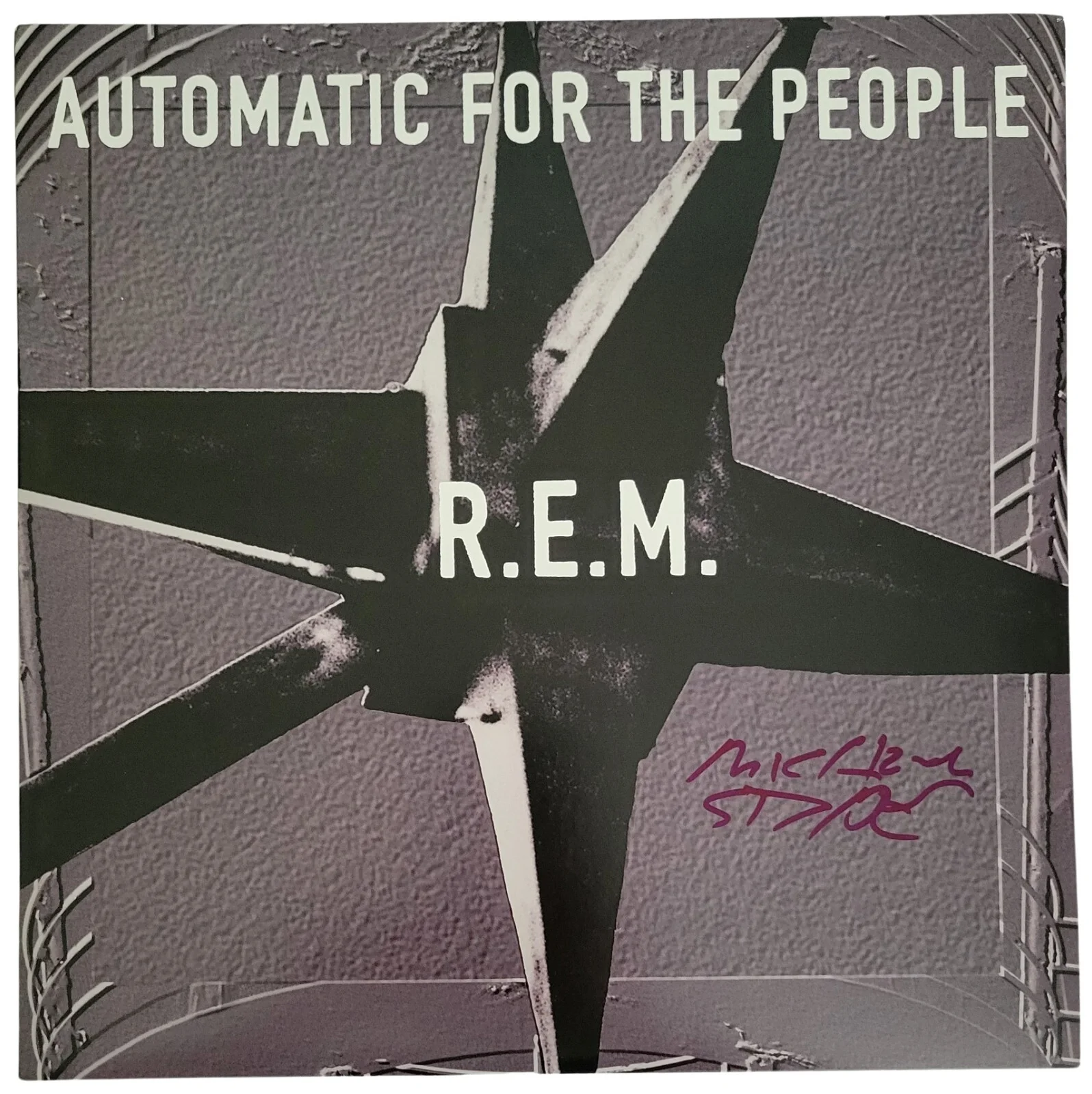 Michael Stipe Signed R.E.M. Automatic For the People Album Proof Autograph Vinyl, image 3