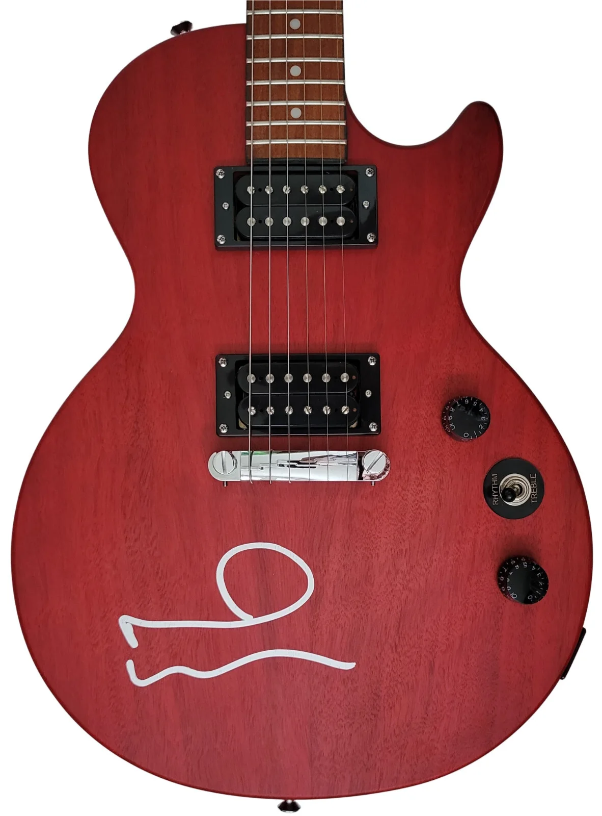 Noel Gallagher Oasis signed Epiphone Les Paul guitar exact proof COA autographed, image 2