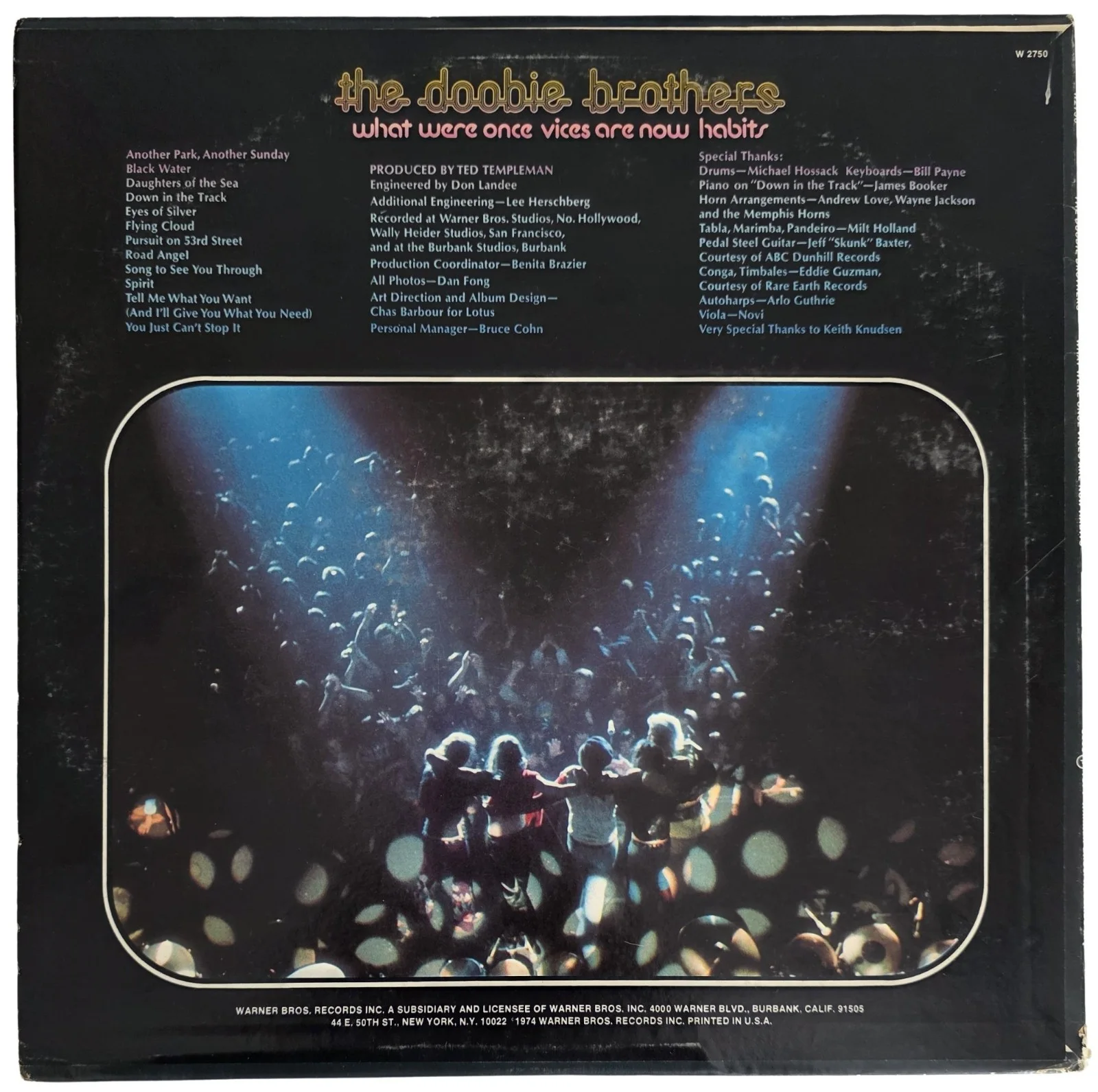 Patrick Simmons Signed The Doobie Brothers Album COA Proof Autographed Vinyl, image 5