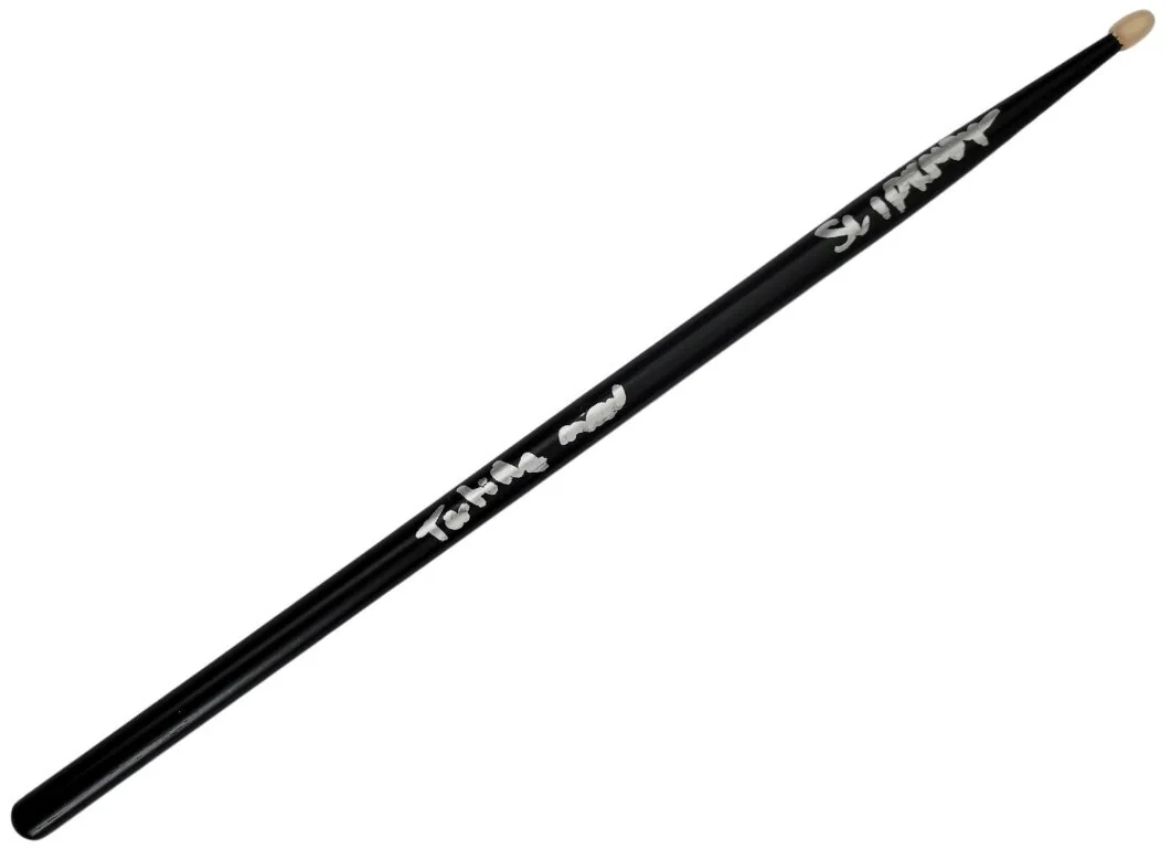 Michael Pfaff Signed Drumstick COA Proof Slipknot Drummer Autograph Tortilla Guy, изображение 3