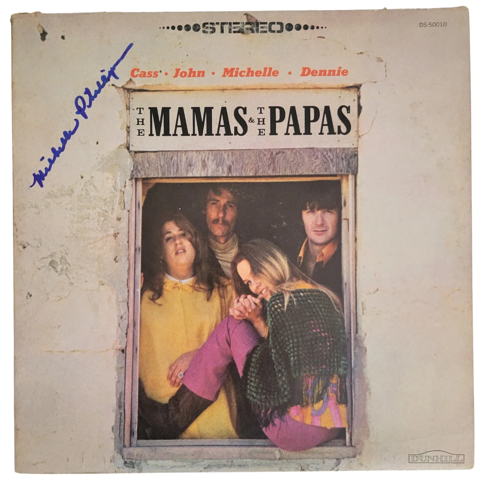 Michelle Phillips Signed Mamas and the Papas Album COA Proof Autographed Vinyl., image 3