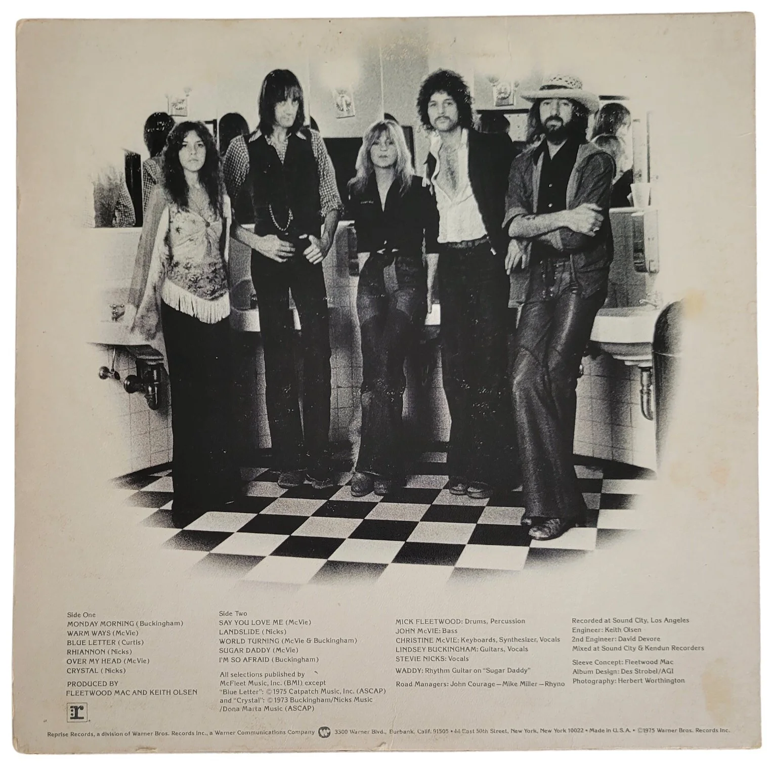 Mick Fleetwood Lindsey Buckingham Signed Fleetwood Mac Album COA Proof Vinyl, изображение 4