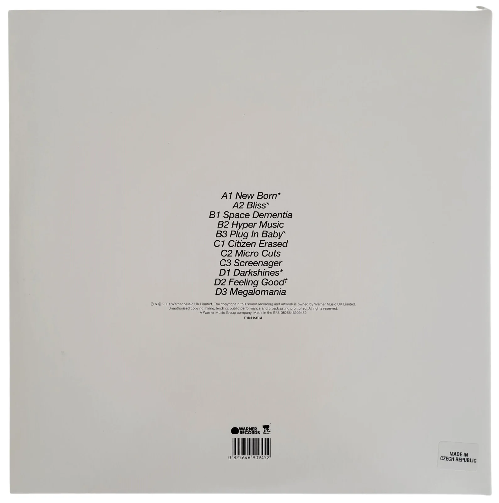 Muse signed Origin of Symmetry album vinyl COA proof Matt Bellamy,Chris,Dominic, изображение 4
