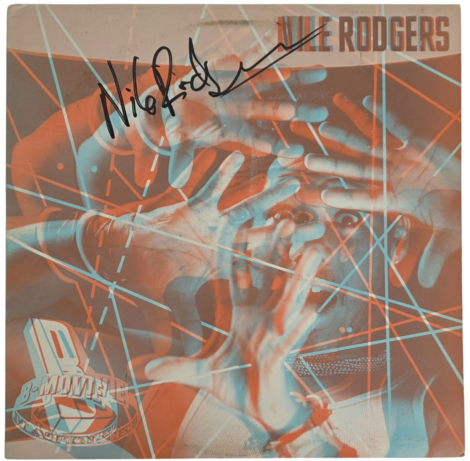 Nile Rodgers Signed B-Movie Matinee Album COA Proof Autographed Vinyl Record, изображение 3