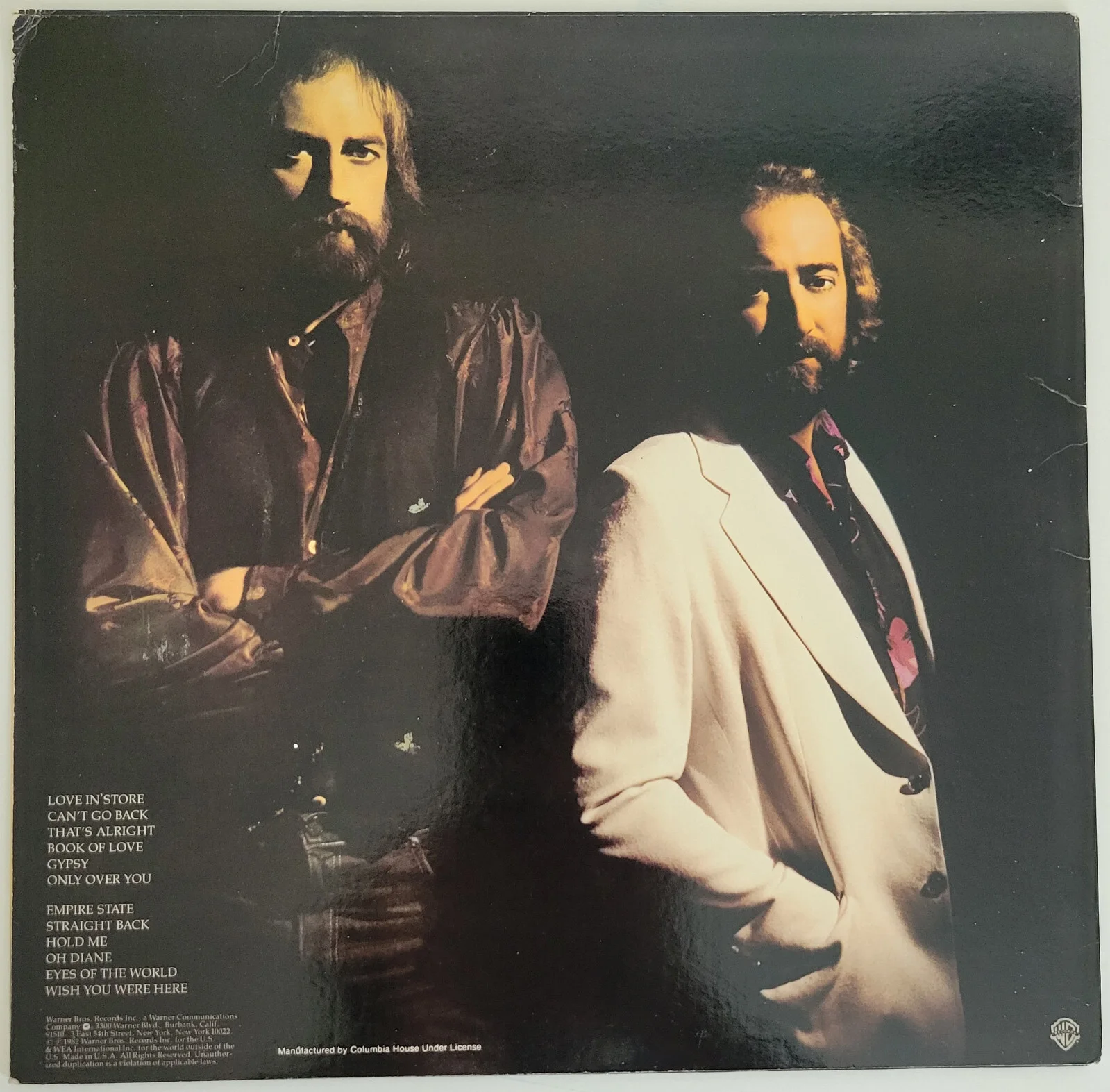 Mick Fleetwood Lindsey Buckingham signed Fleetwood Mac Mirage album vinyl proof, изображение 4