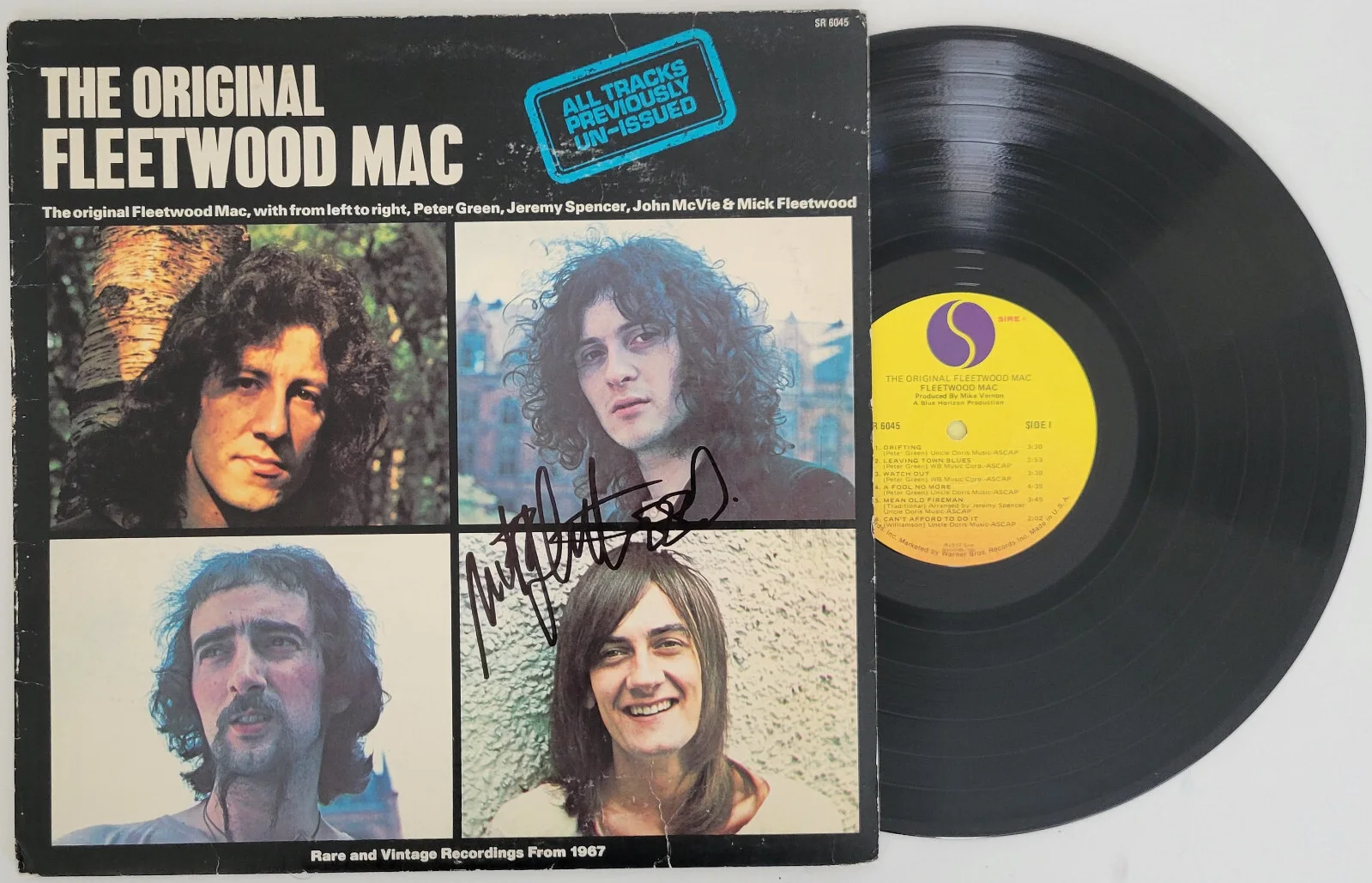Mick Fleetwood Signed The Original Fleetwood Mac Album Proof Autographed Vinyl, изображение 2