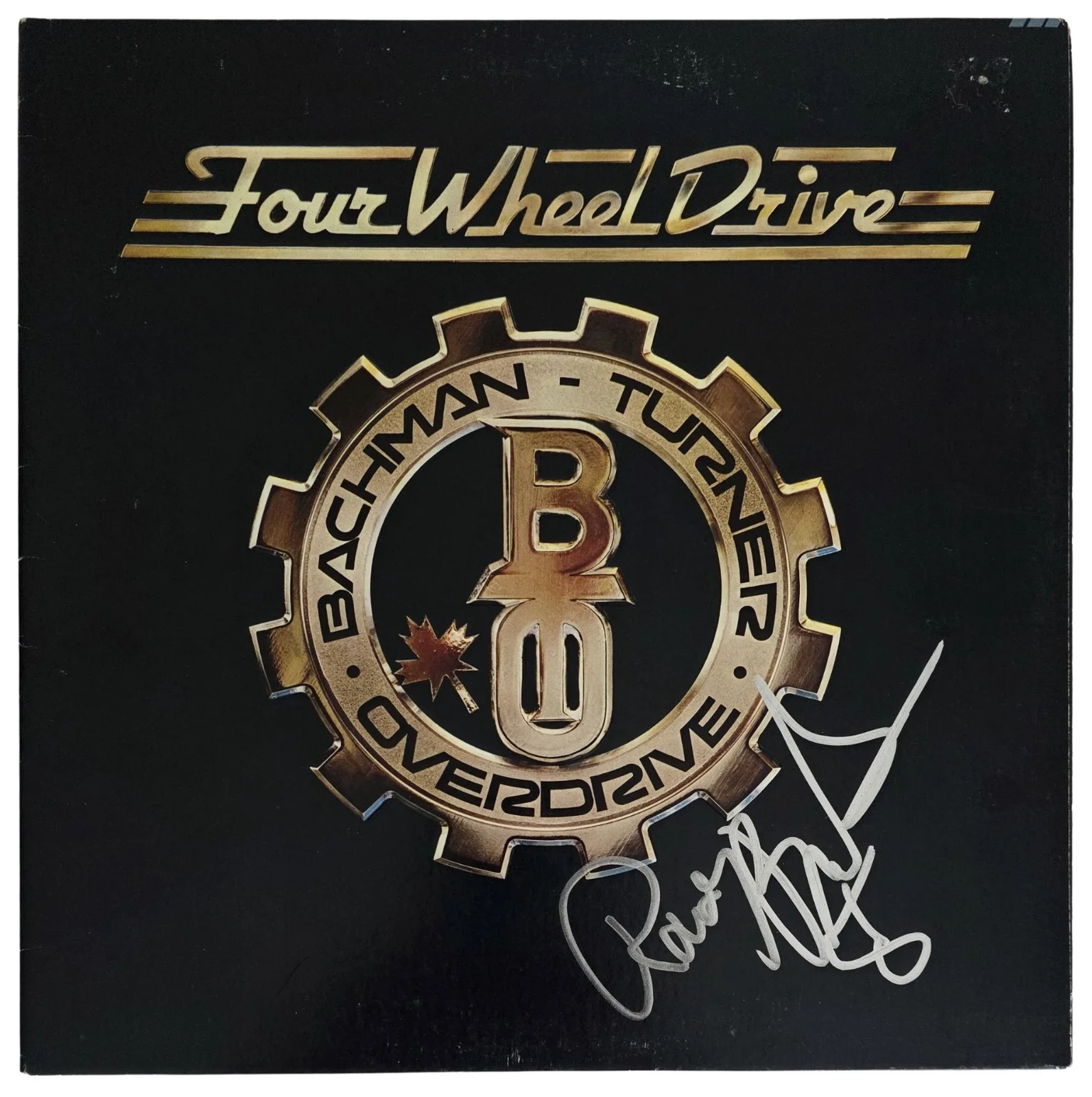Randy Bachman Signed Four Wheel Drive Album COA Proof Autographed Vinyl Record, image 4