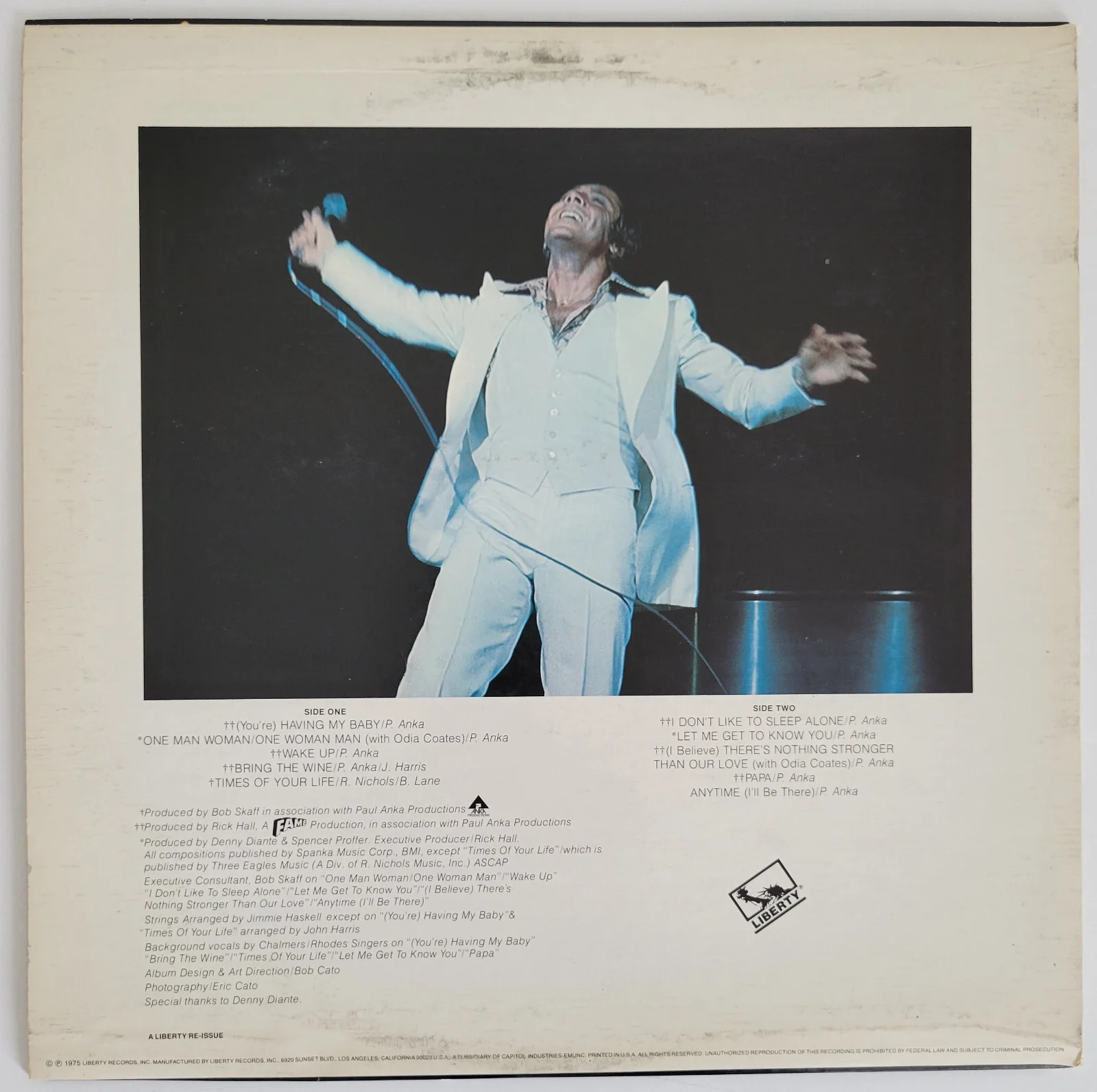 Paul Anka signed Times of your life album vinyl record COA proof autographed, изображение 4