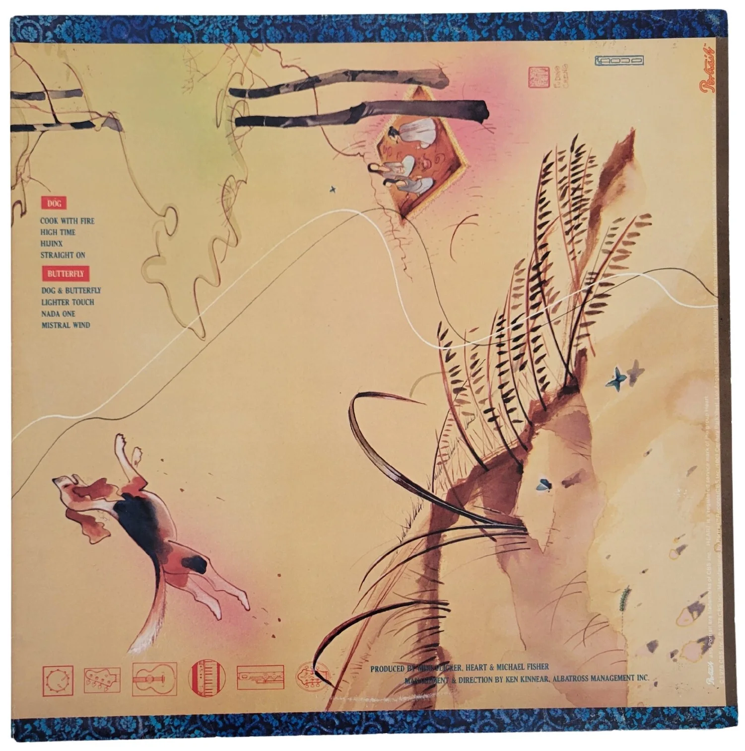 Nancy Wilson & Ann Wilson Signed Heart Dog & Butterfly Album Proof COA Autograph, изображение 4