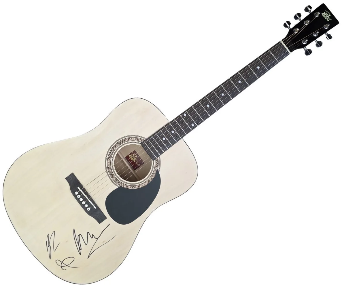 Mumford & Sons Band Signed Full Size Acoustic Guitar COA Exact Proof Autographed, image 3