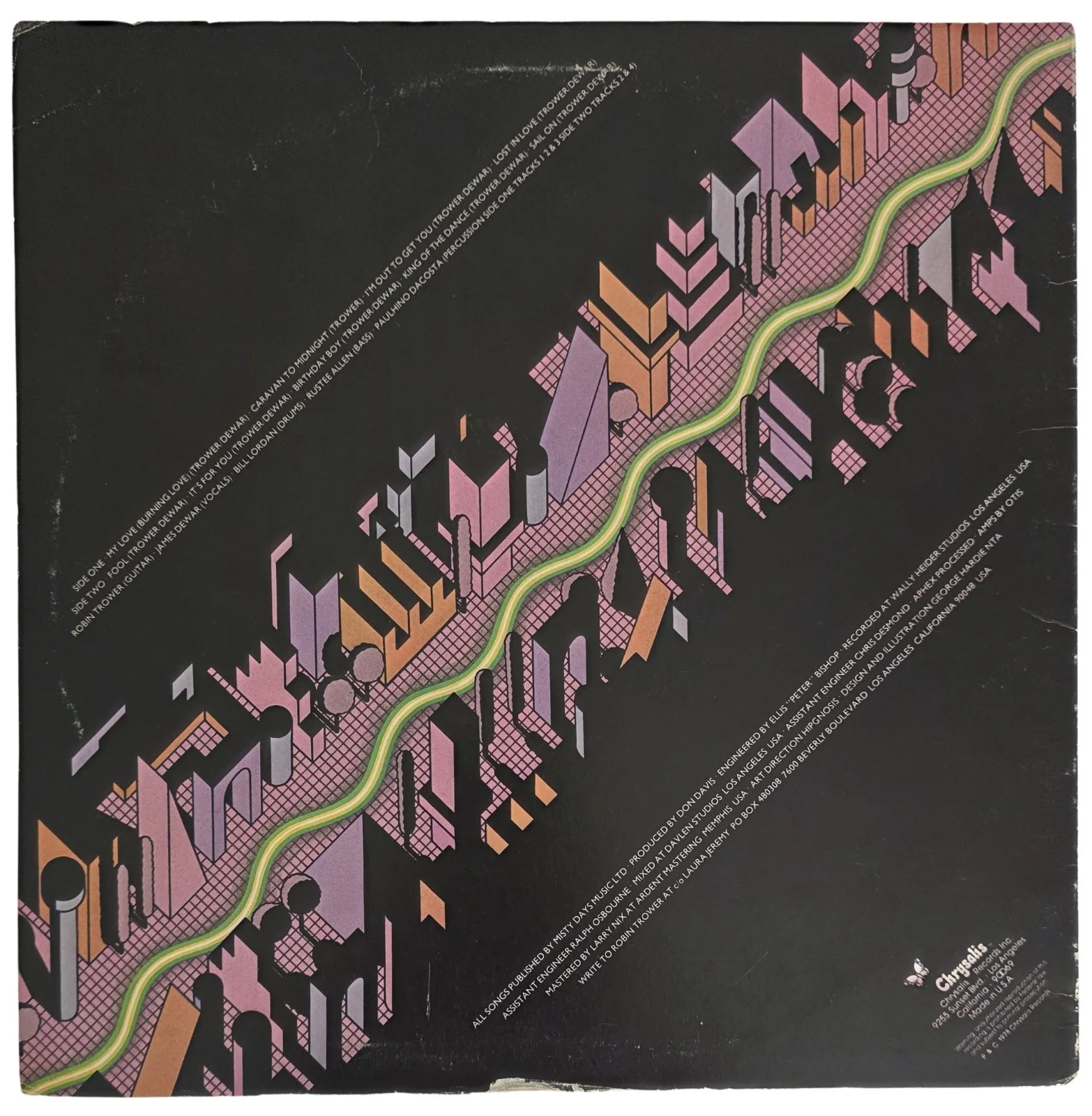 Robin Trower Signed Caravan to Midnight Album COA Proof Autographed Vinyl Record, image 5