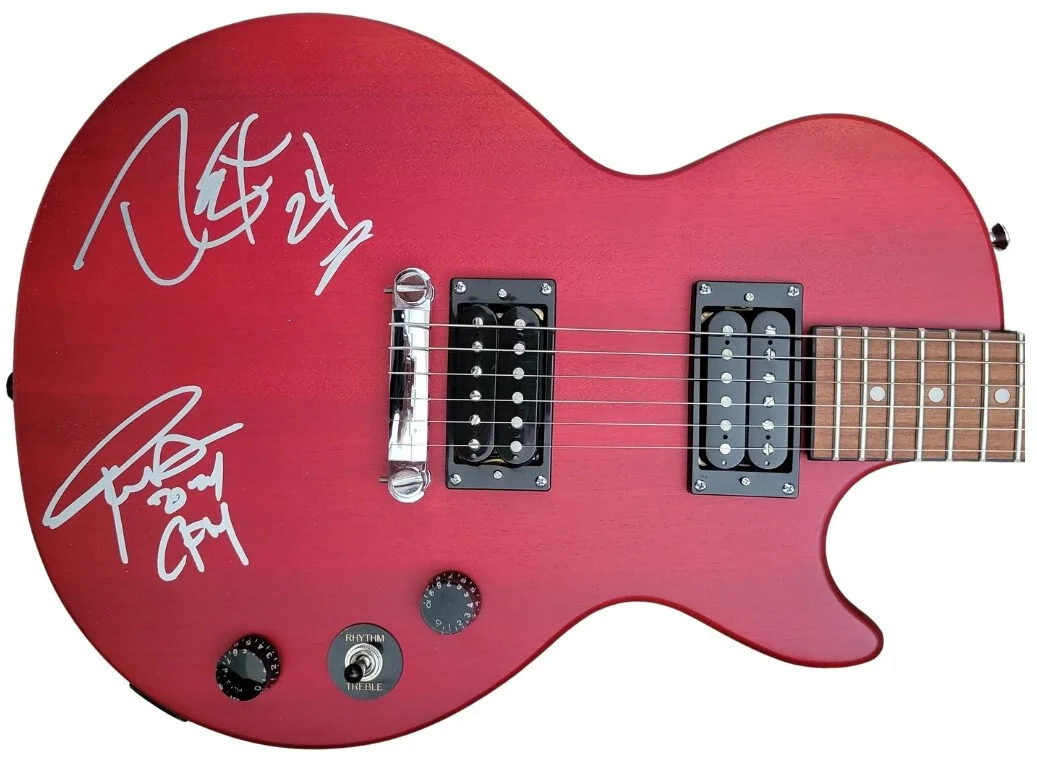 Pantera Band Signed Les Paul Electric Guitar COA Exact Proof Autographed, image 2