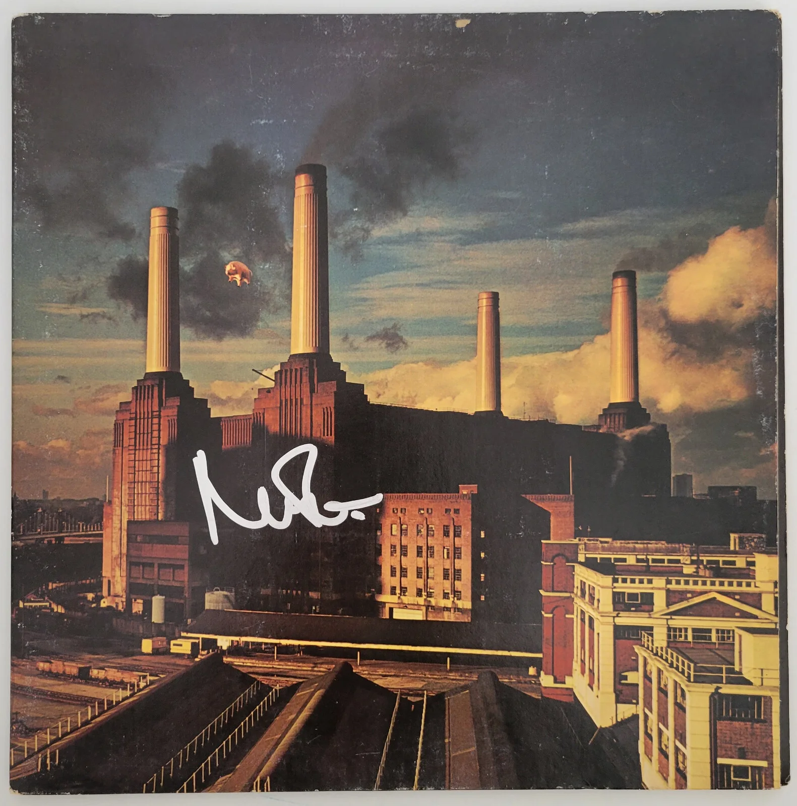 Nick Mason signed Pink Floyd Animals album vinyl record COA exact proof, изображение 3