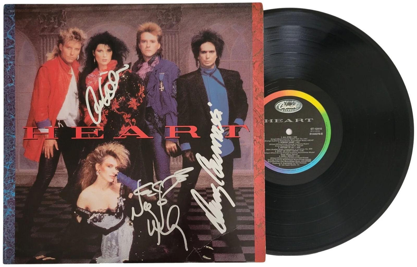 Nancy Wilson Ann Wilson Signed Heart Album Proof COA Autographed Denny Carmassi, image 2