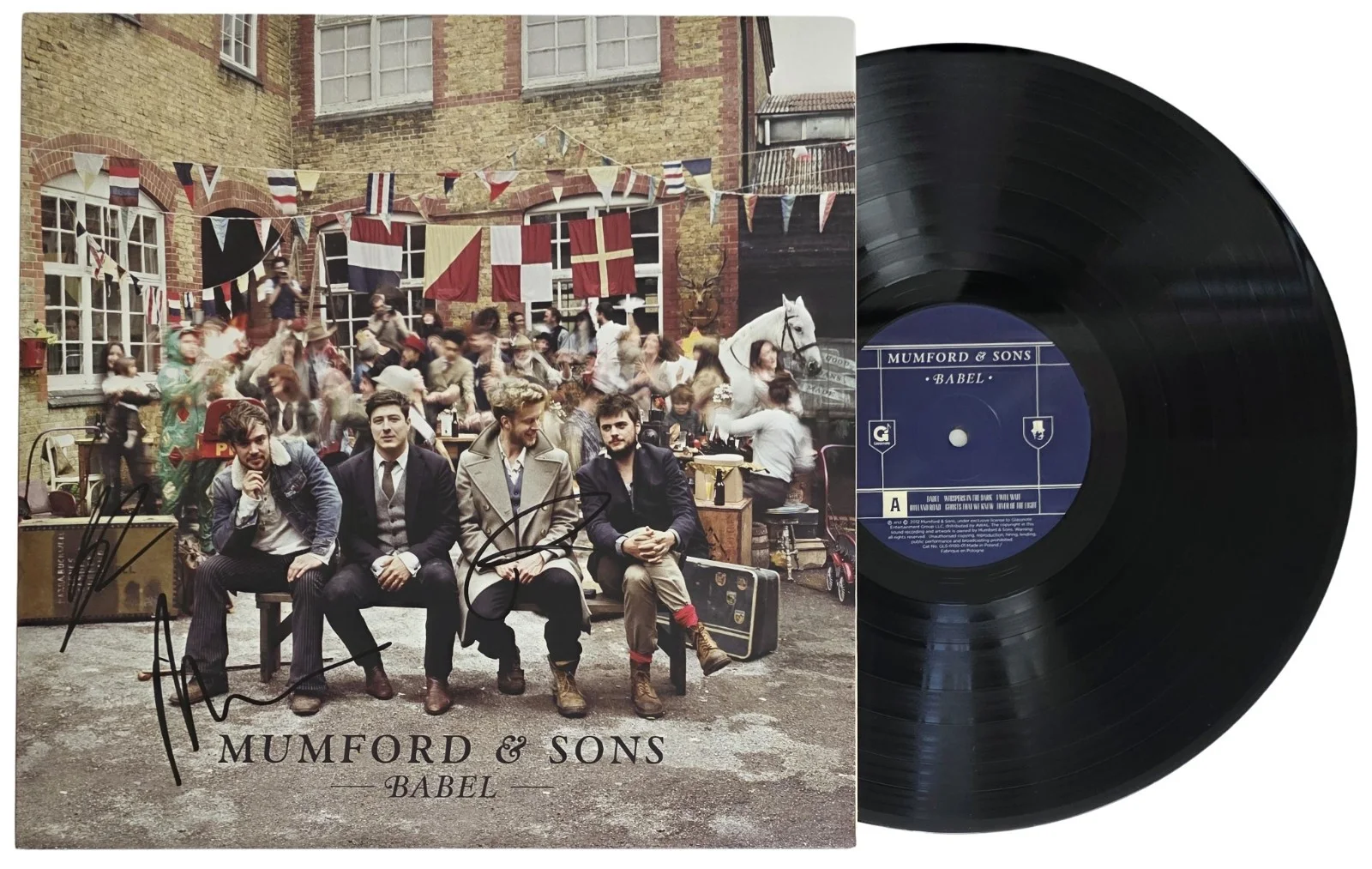 Mumford & Sons Signed Babel Album Exact Proof COA Autographed Vinyl Record, изображение 2