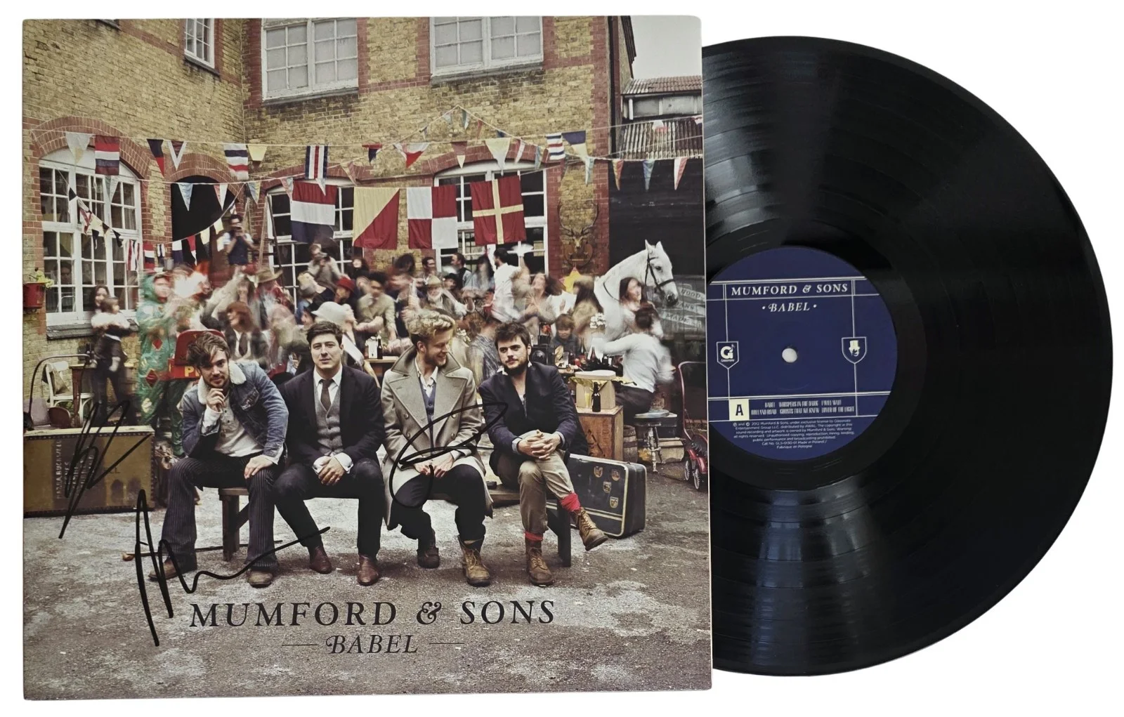 Mumford & Sons Signed Babel Album Exact Proof COA Autographed Vinyl Record, изображение 5