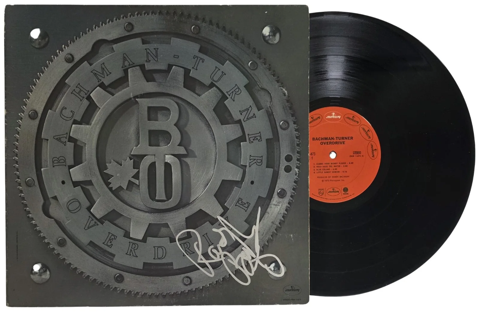 Randy Bachman Signed Bachman-Turner Album COA Proof Autographed Vinyl Record, image 2