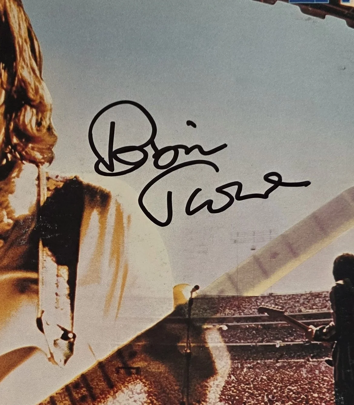 Robin Trower Signed Live Album COA Exact Proof Autographed Vinyl Record, image 3