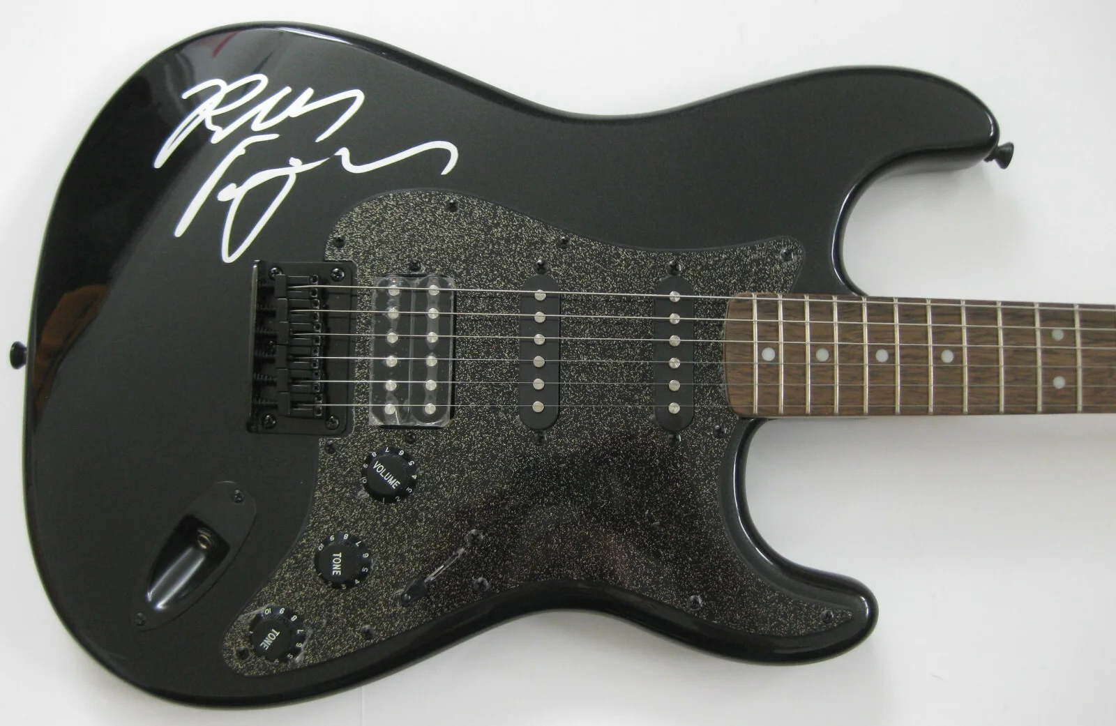Robby Krieger The Doors signed Fender Squier electric guitar exact Proof Beckett, изображение 2