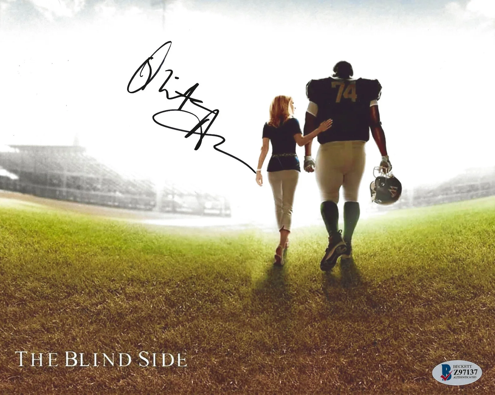 Quinton Aaron — Quinton Aaron Actor signed The Blind Side 8x10 photo Beckett COA Proof autograph, изображение 2