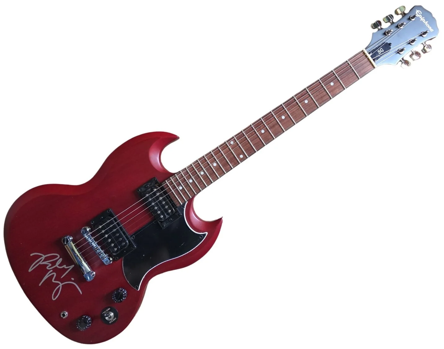 Robby Krieger Signed Epiphone SG Guitar COA Exact Proof Autographed The Doors, image 2