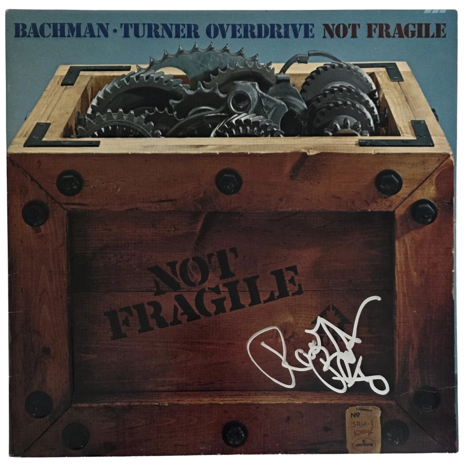 Randy Bachman Signed Bachman-Turner Not Fragile Album COA Proof Autograph Vinyl, изображение 4