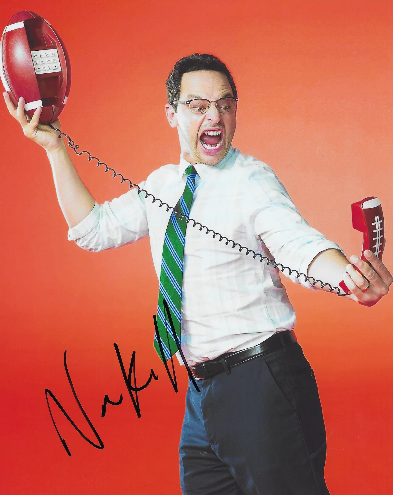 Nick Kroll — Nick Kroll Signed 8x10 Photo COA Exact Proof Autographed Actor Comedian, image 2