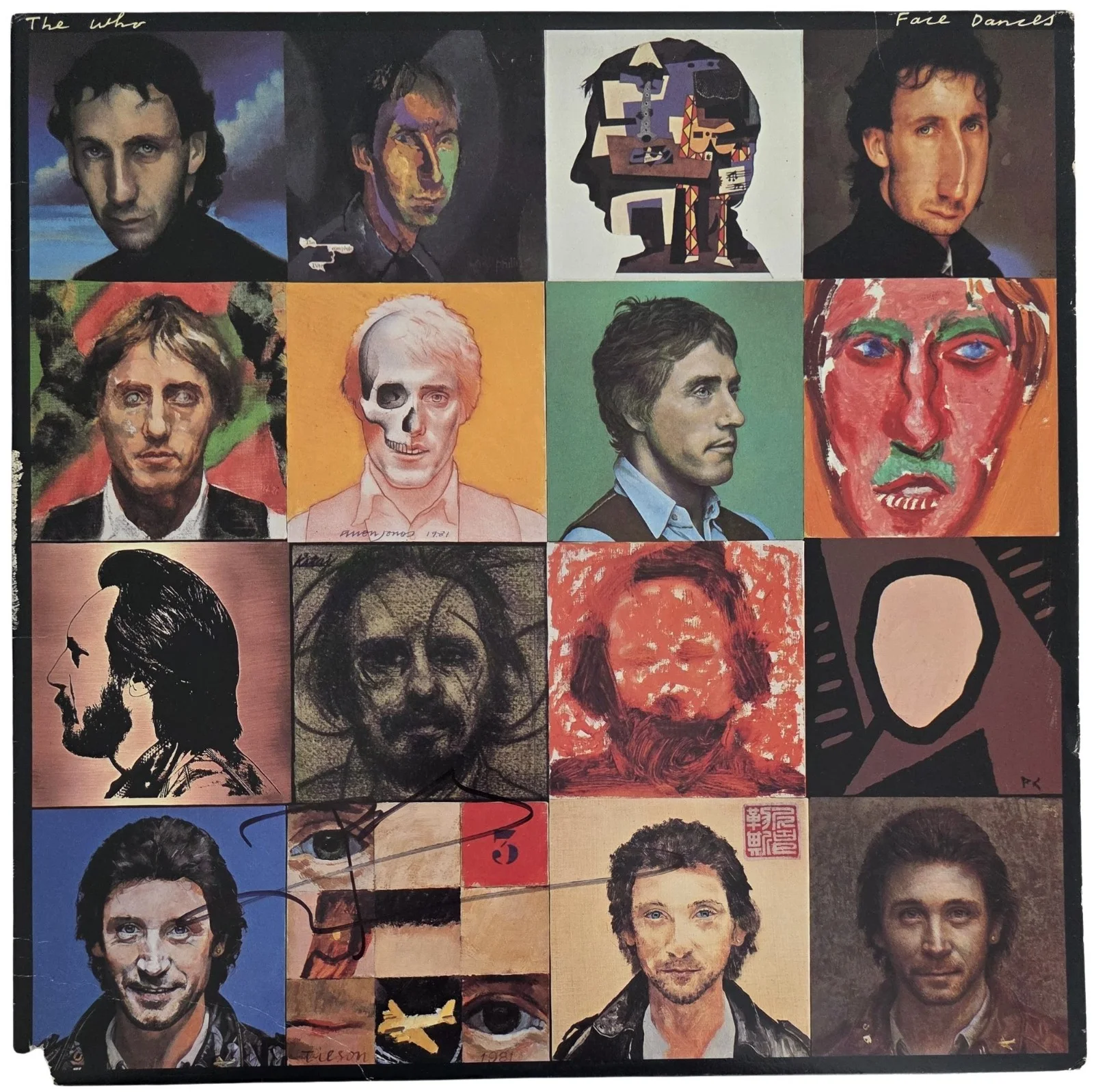 Pete Townshend Signed The Who Face Dances Album COA Proof Autograph Vinyl Record, image 4