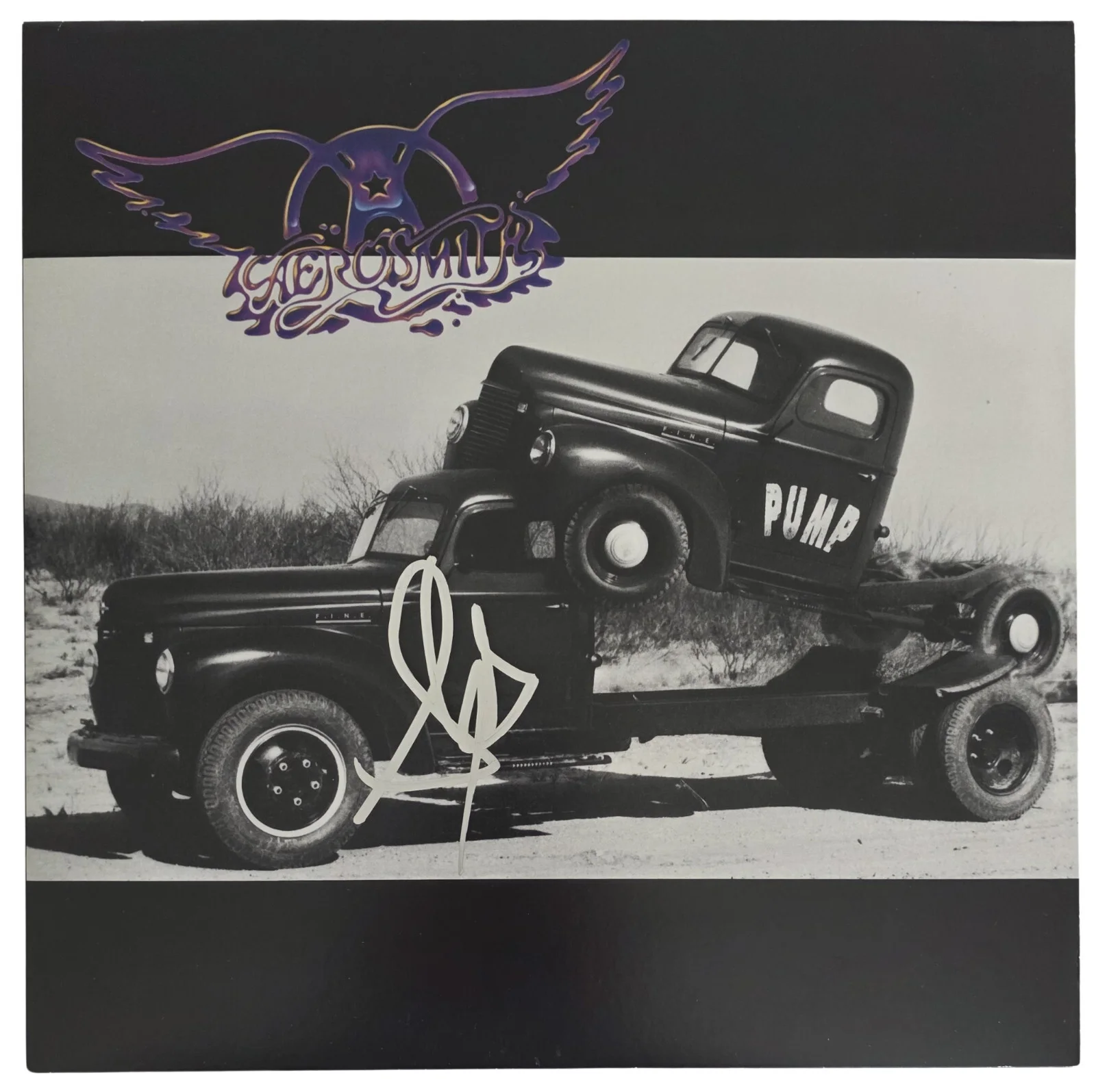 Steven Tyler Signed Aerosmith Pump Album COA Proof Autographed Vinyl Record, изображение 3