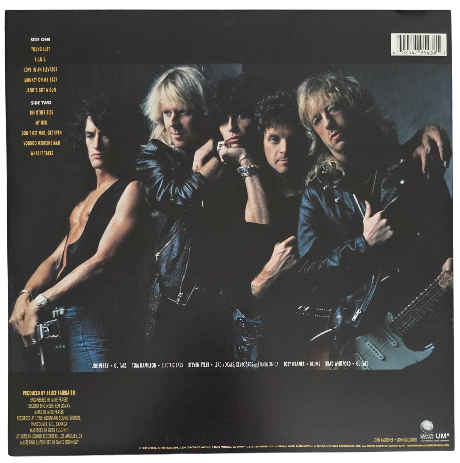 Steven Tyler Signed Aerosmith Pump Album COA Proof Autographed Vinyl Record, изображение 4