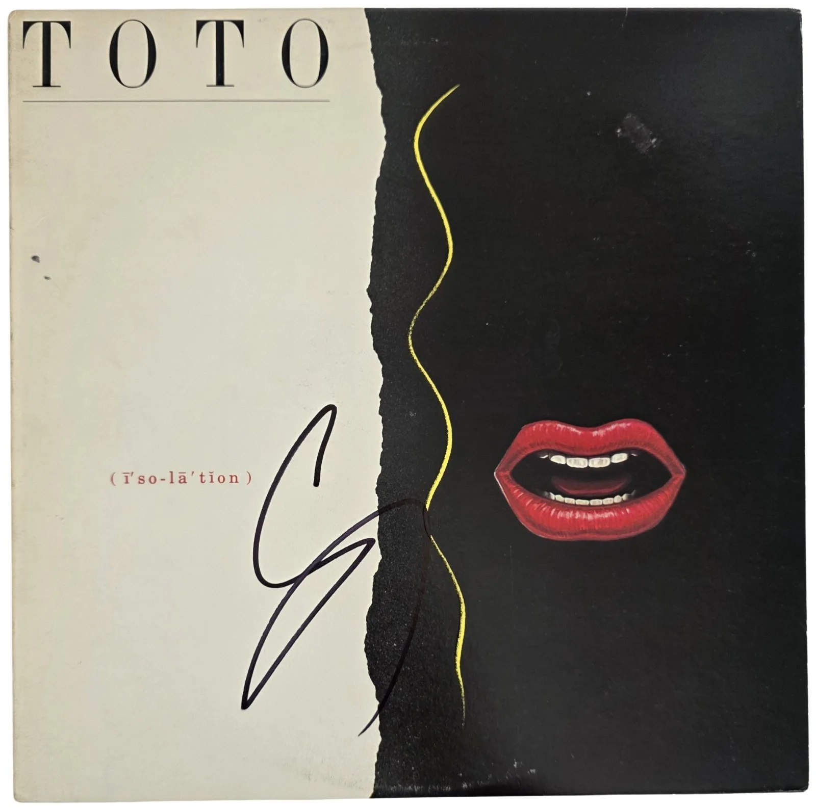 Steve Lukather Signed Toto Isolation Album COA Proof Autographed Vinyl Record, изображение 3