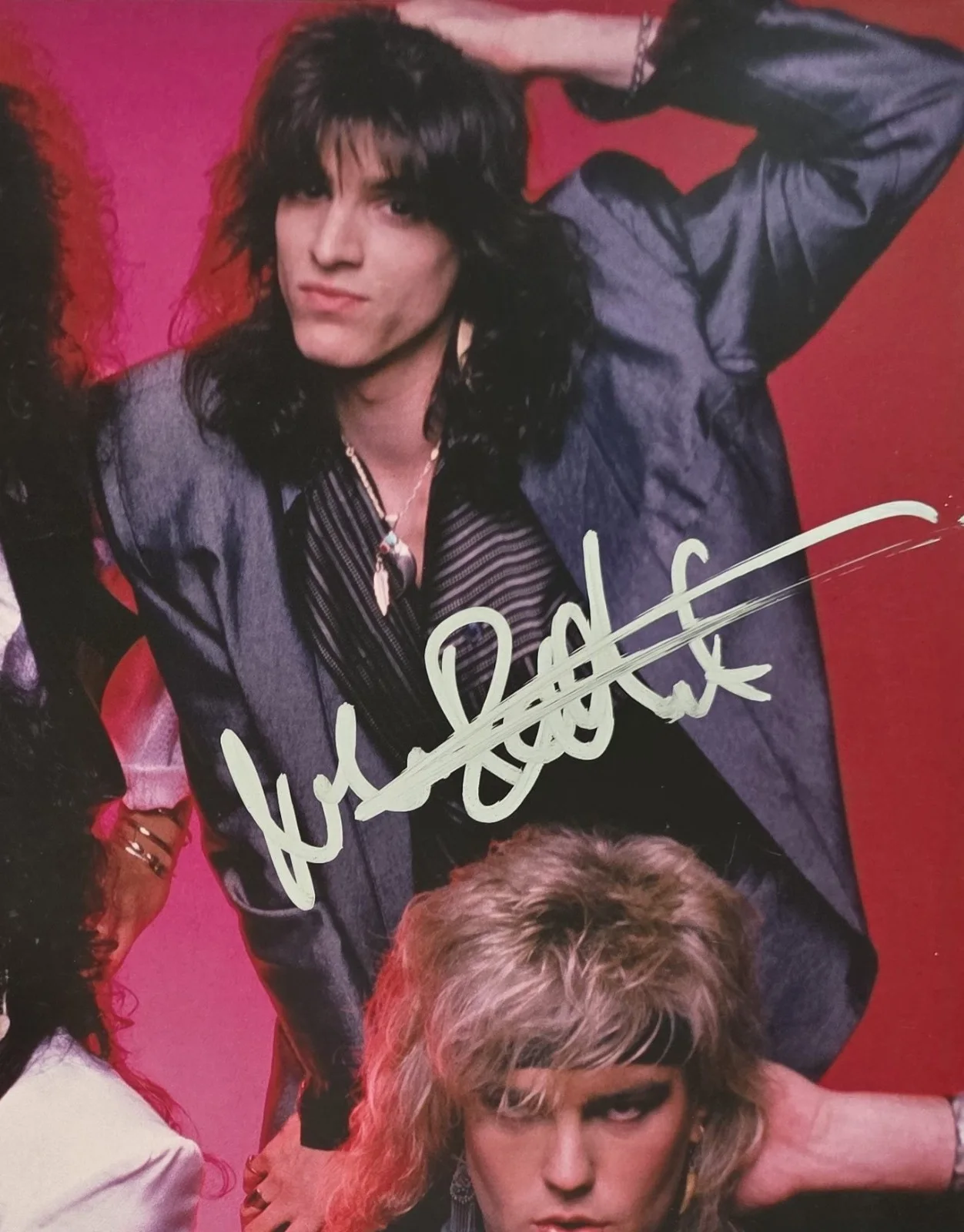 Stephen Pearcy Warren DeMartini Signed Ratt Now Playing Album Proof Autographed, изображение 5