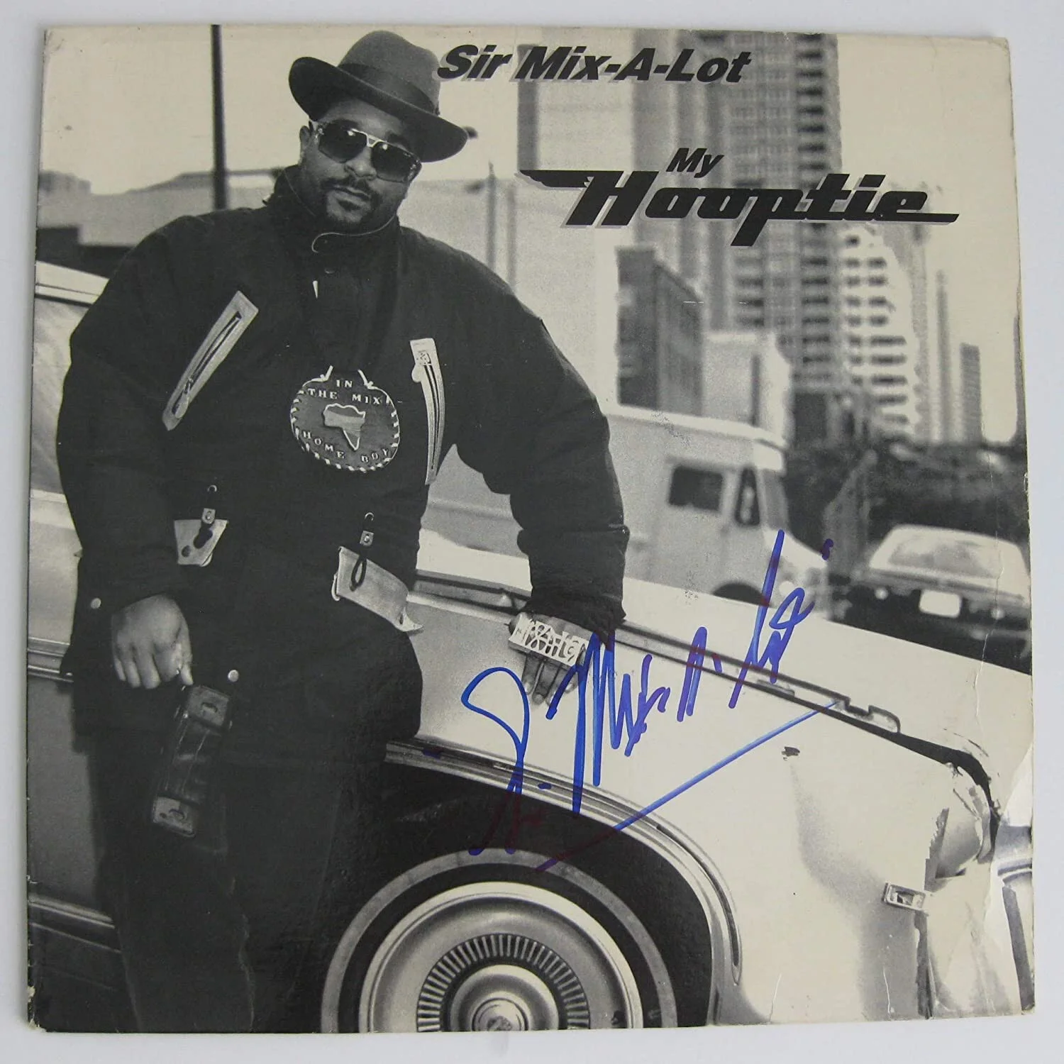 Sir Mix A Lot signed My Hooptie album vinyl record Baby Got Back proof Beckett, изображение 3
