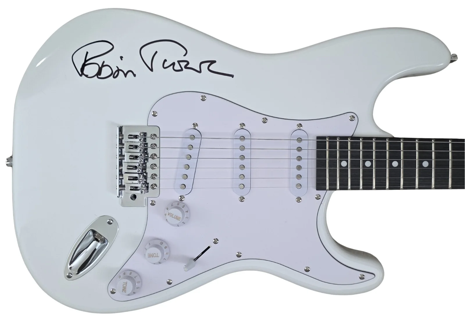 Robin Trower Signed Full Size Electric Guitar COA Exact Proof Autographed Rare, изображение 2