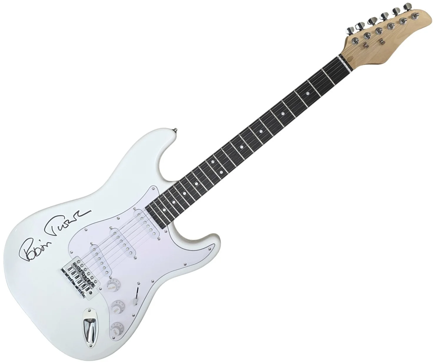 Robin Trower Signed Full Size Electric Guitar COA Exact Proof Autographed Rare, изображение 3
