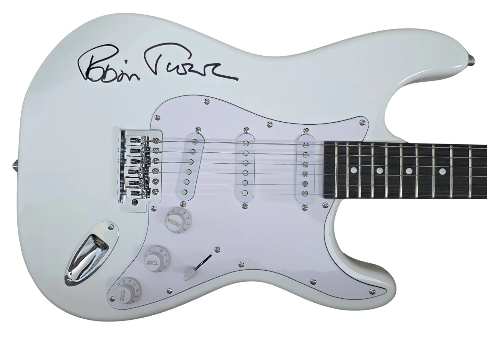 Robin Trower Signed Full Size Electric Guitar COA Exact Proof Autographed Rare, изображение 5